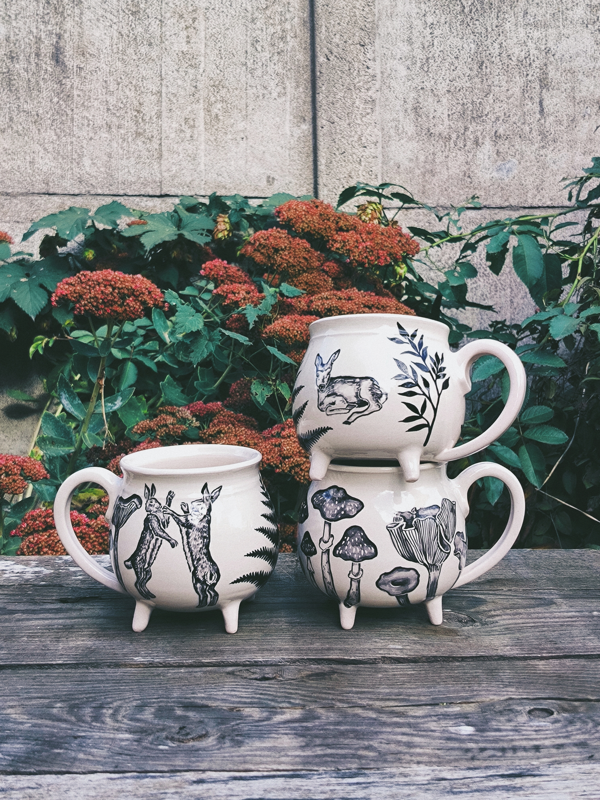 White cups kettles - My, Ceramics, Pottery, Clay, White clay, The photo, A cup, Handmade, Painting, Longpost