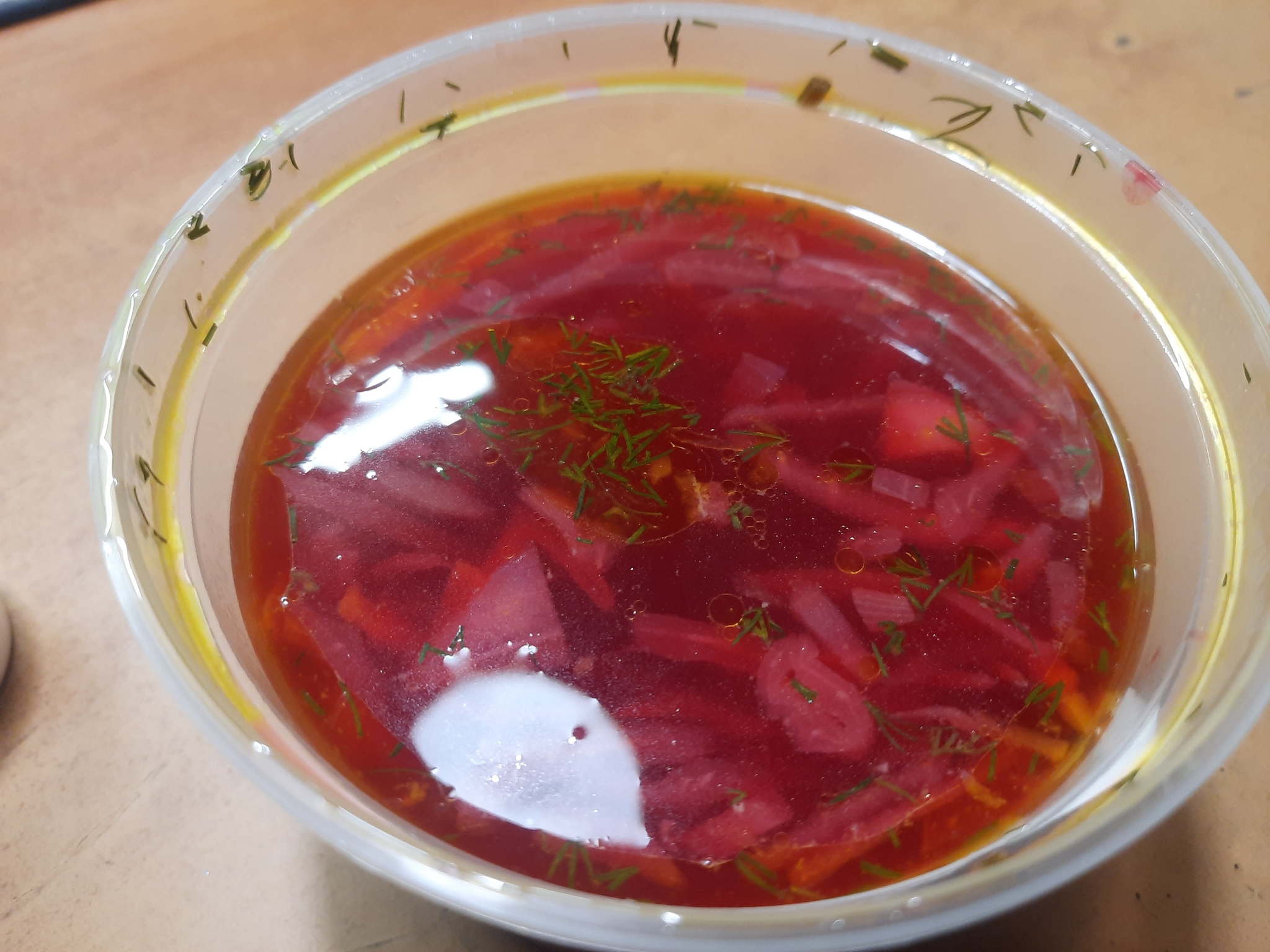 Bachelor's Borscht with meatballs from the store - My, Soup, Borsch, Sour cream, Food, Video, Vertical video, Longpost