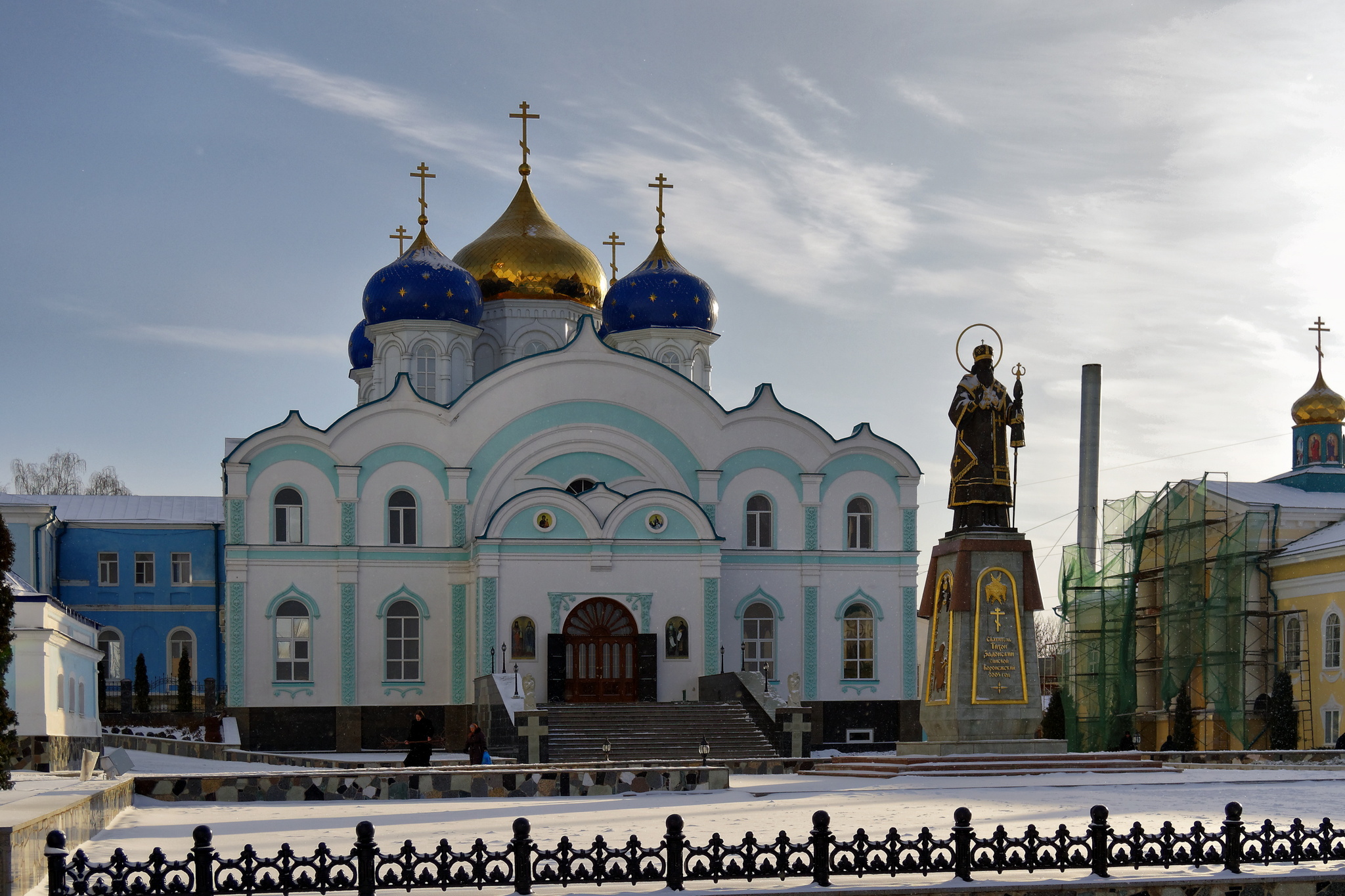 Задонский Рождество-Богородицкий монастырь - Моё, Фотография, Монастырь, Задонск, Липецкая область, Январь, Длиннопост