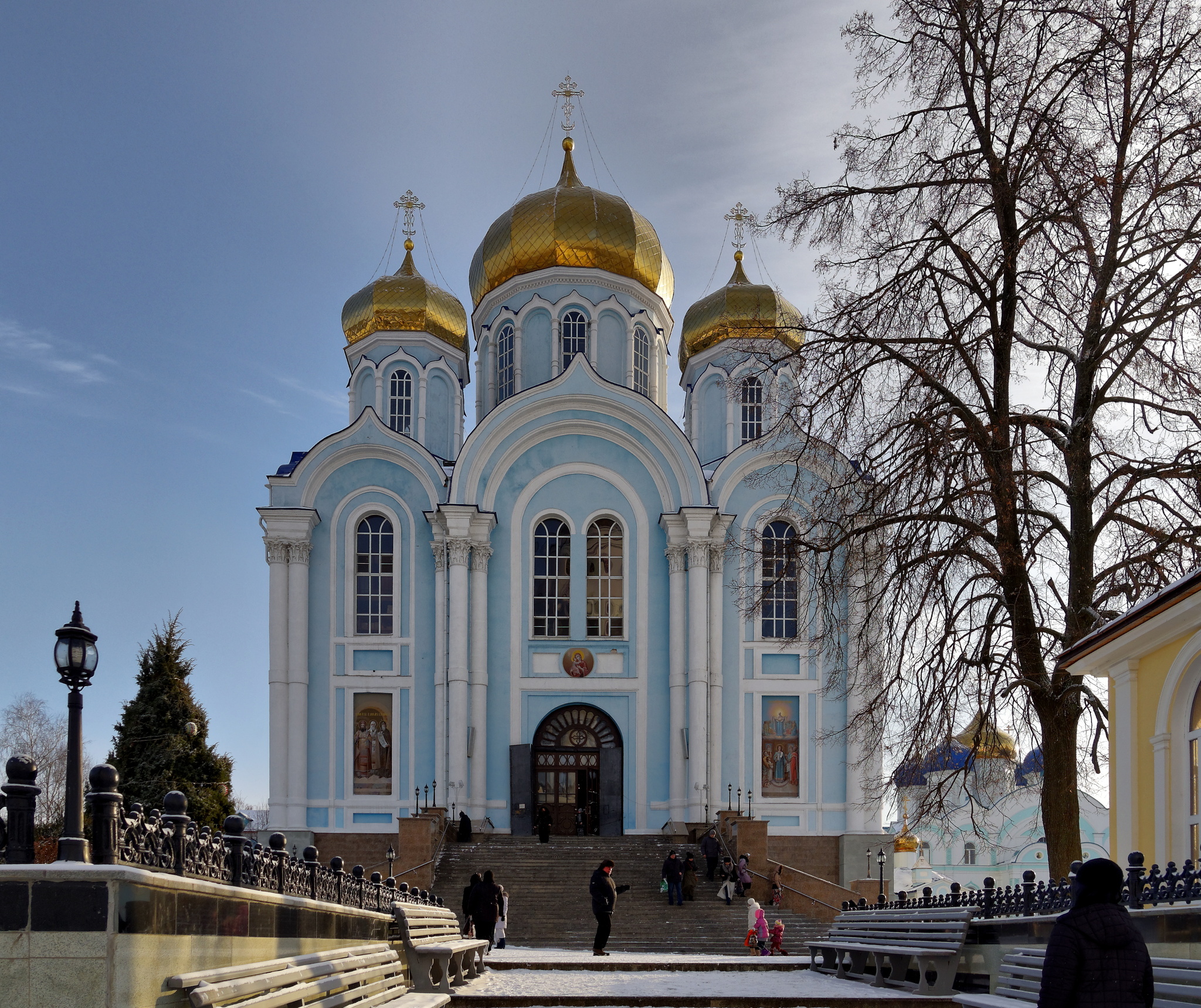 Задонский Рождество-Богородицкий монастырь - Моё, Фотография, Монастырь, Задонск, Липецкая область, Январь, Длиннопост