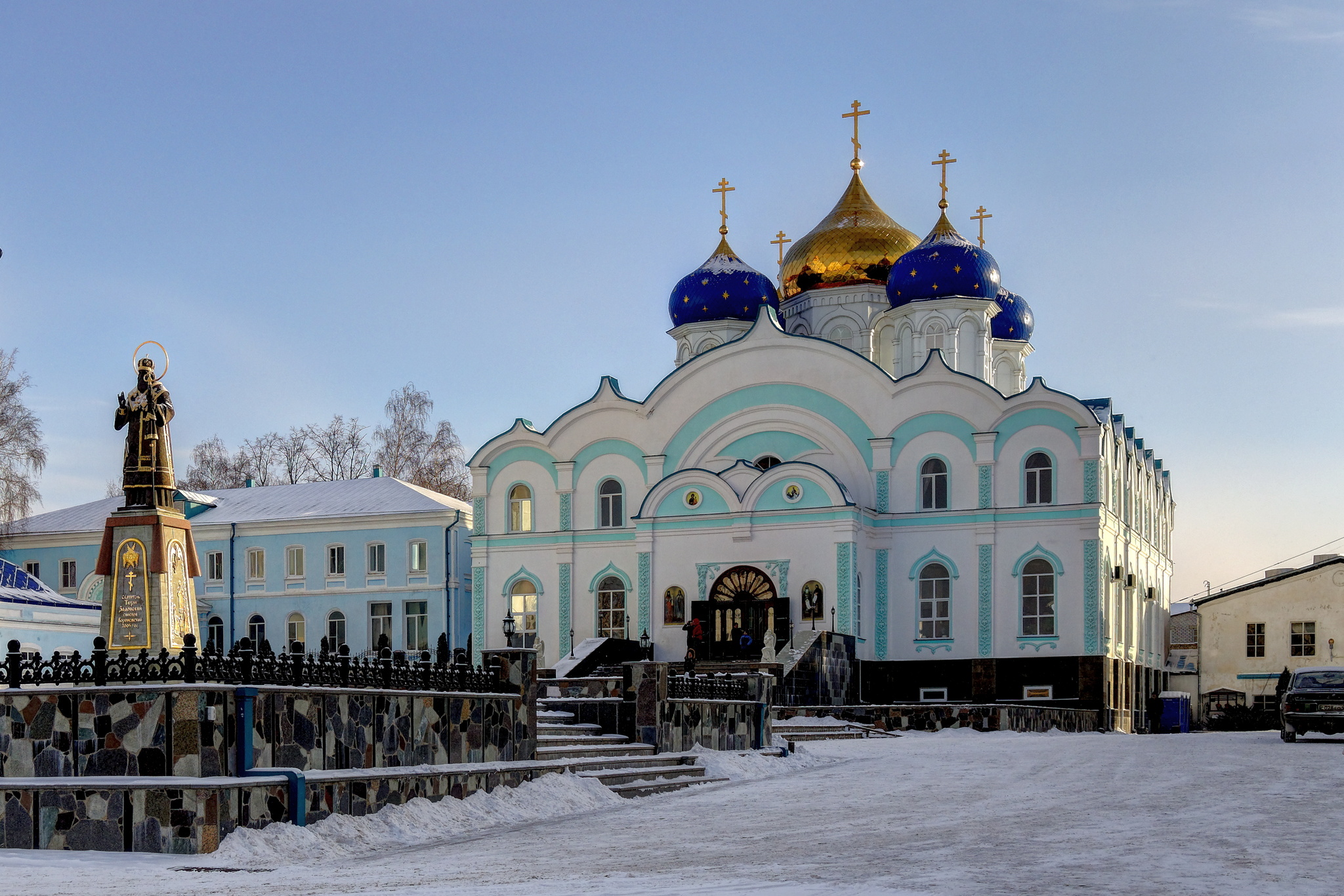 Задонский Рождество-Богородицкий монастырь - Моё, Фотография, Монастырь, Задонск, Липецкая область, Январь, Длиннопост