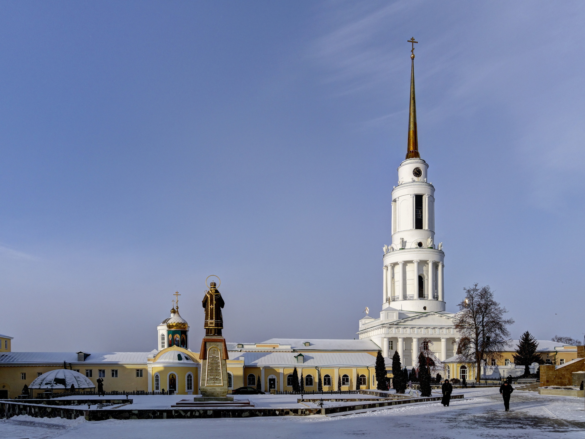 Задонский Рождество-Богородицкий монастырь - Моё, Фотография, Монастырь, Задонск, Липецкая область, Январь, Длиннопост