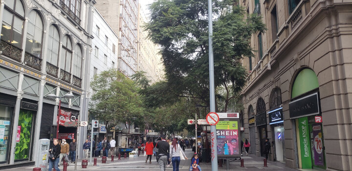 Walking in the city center. Santiago Chile - My, South America, A bike, Travels, Bike trip, Solo travel, Chile, Santiago, Bike ride, Andes, Cyclist, Town, Longpost