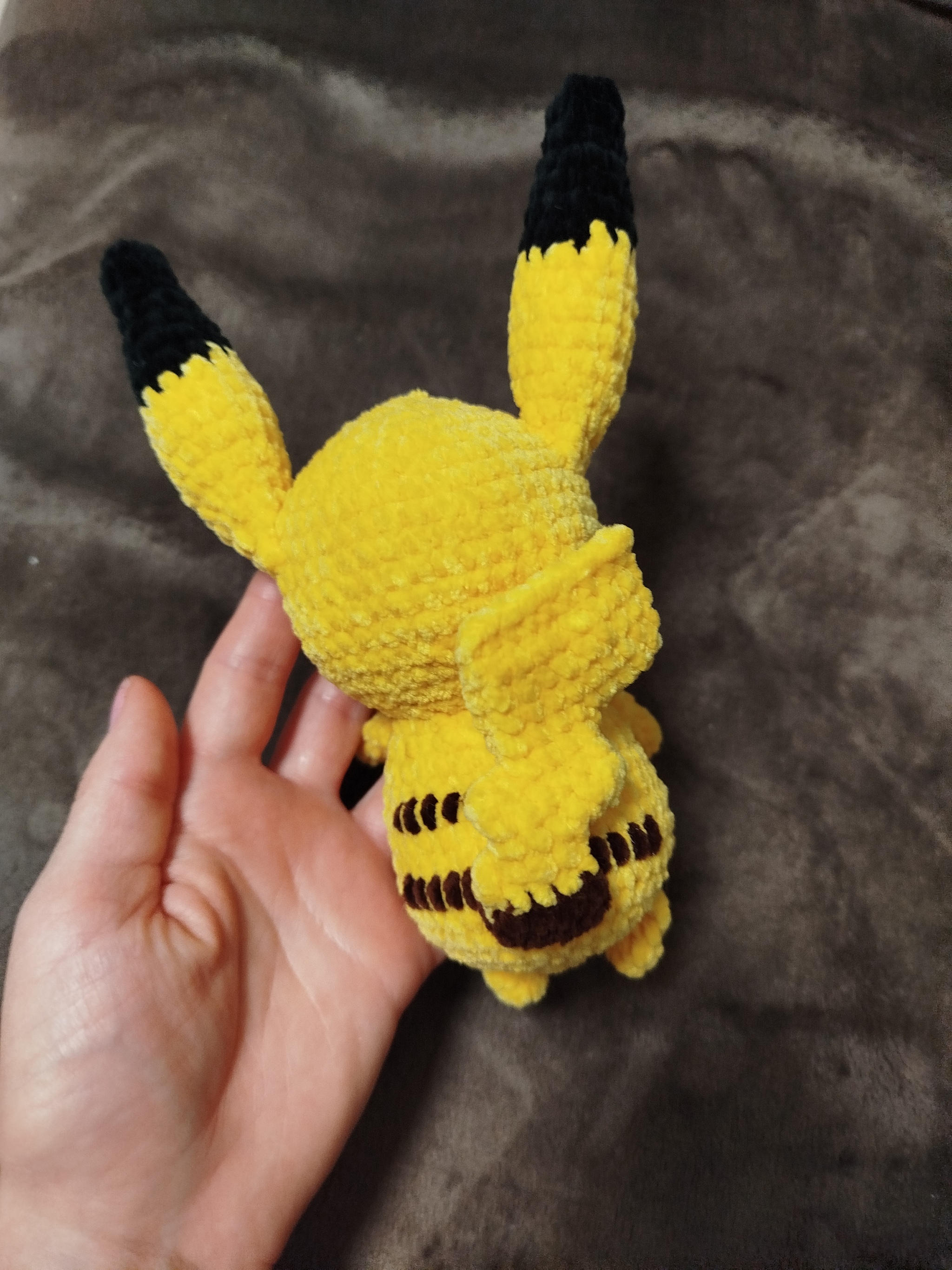 Pikachu - My, Needlework, Amigurumi, Plush Toys, Longpost