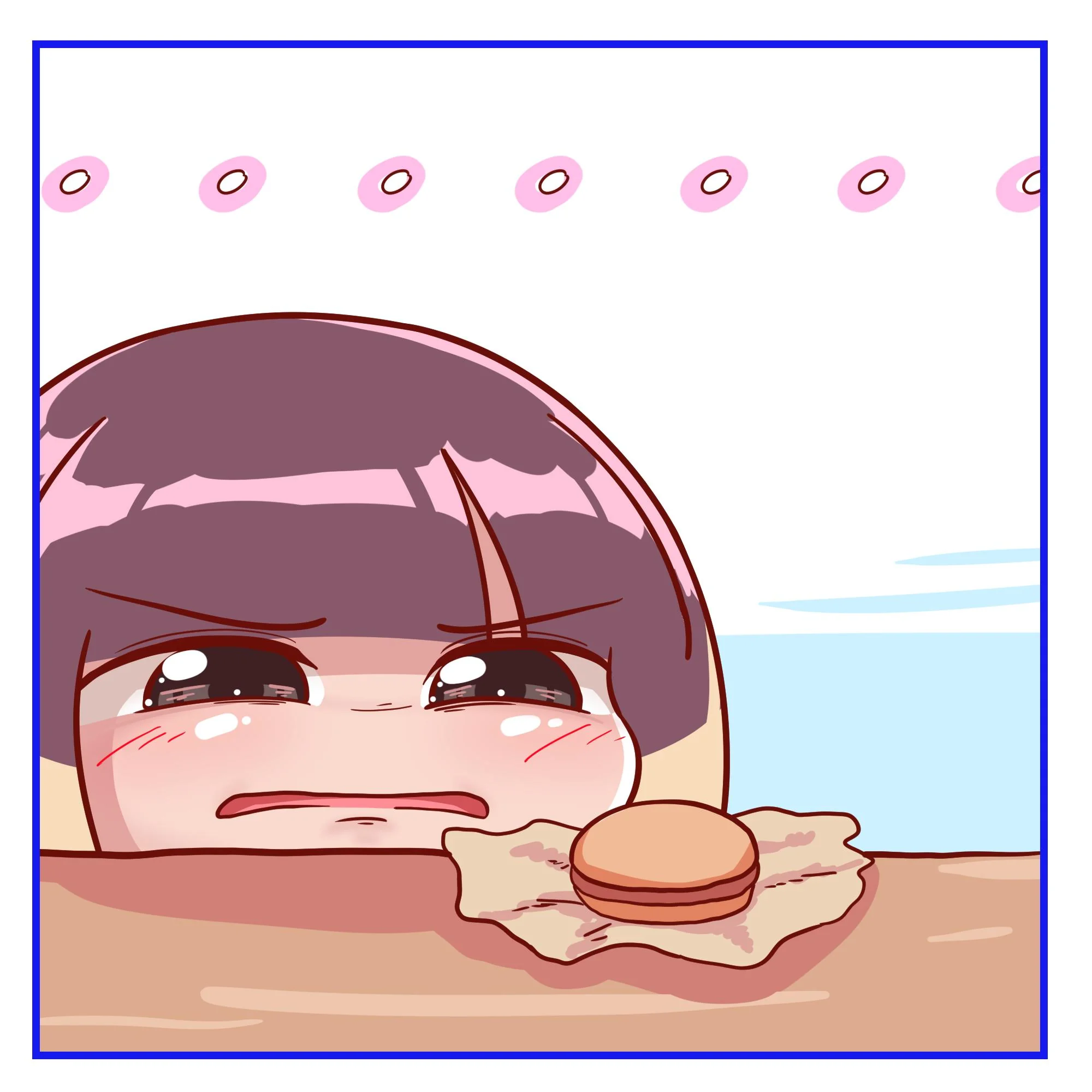 Sadness - My, Translated by myself, Comics, Humor, Fast food, Burger, Expectation and reality, Azulcrescent, Longpost