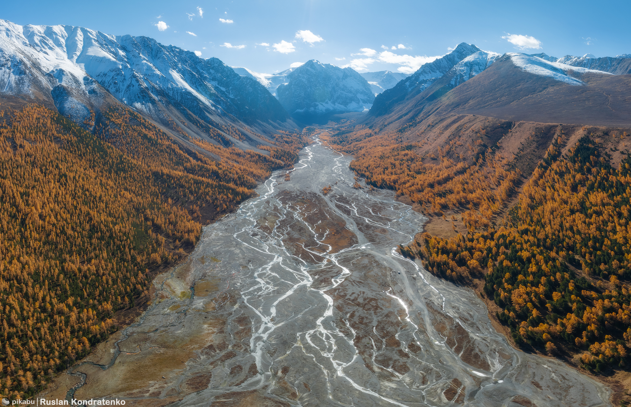 Aktru Valley, Altai Mountains - My, The photo, Canon, Dji, Aerial photography, Altai Republic, Autumn, The mountains, Aktru, Video, Video VK, Longpost