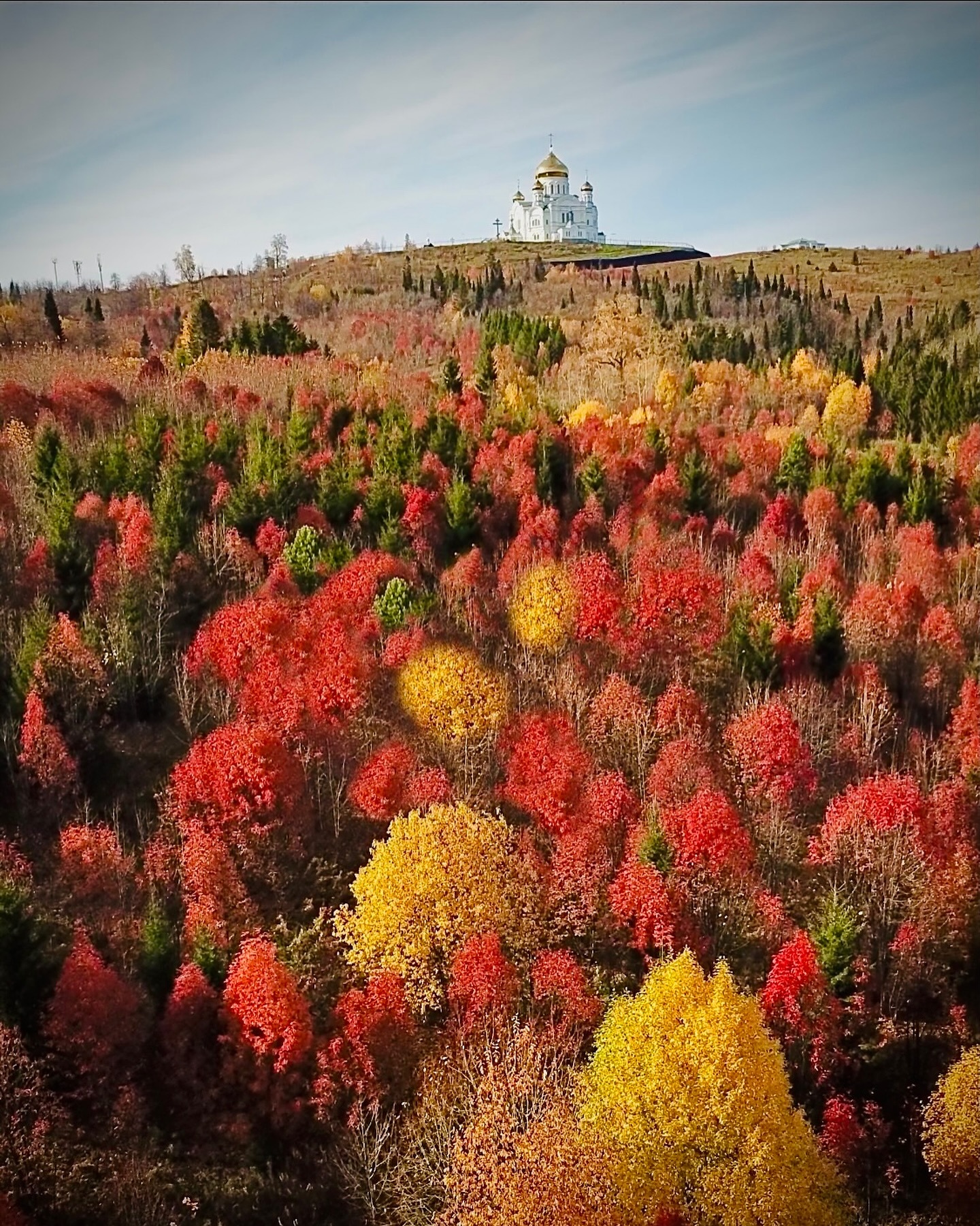 Белогорский монастырь, Пермский край - Монастырь, Пермский край, Фотография, Осень