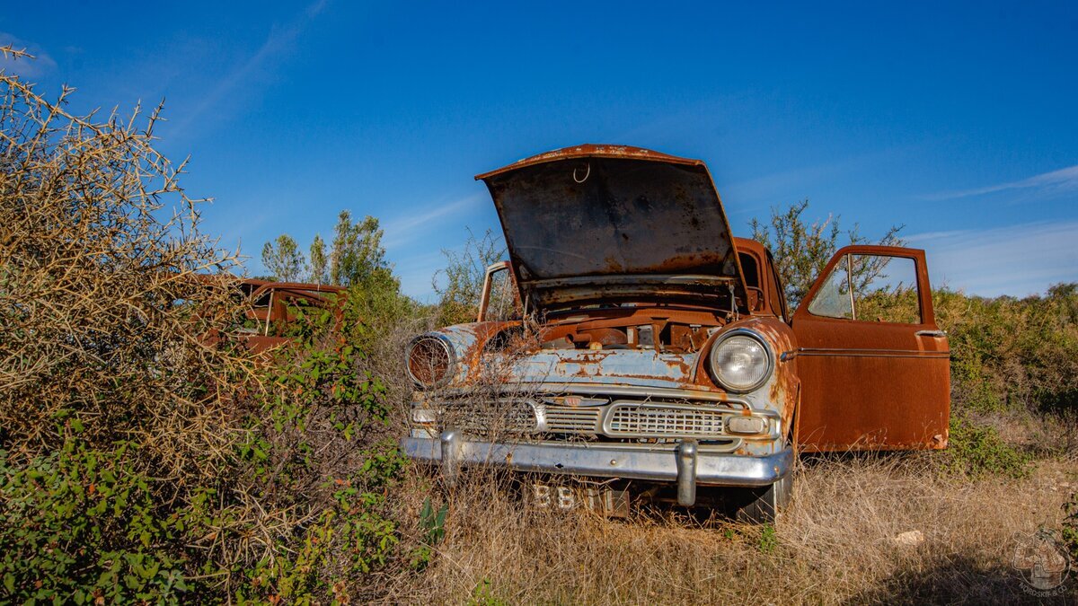 Cars, buses and motorcycles have been rusting in a field since 1974. Why haven't they been stolen? - My, Abandoned, Travels, Local history, sights, The photo, Cyprus, Longpost