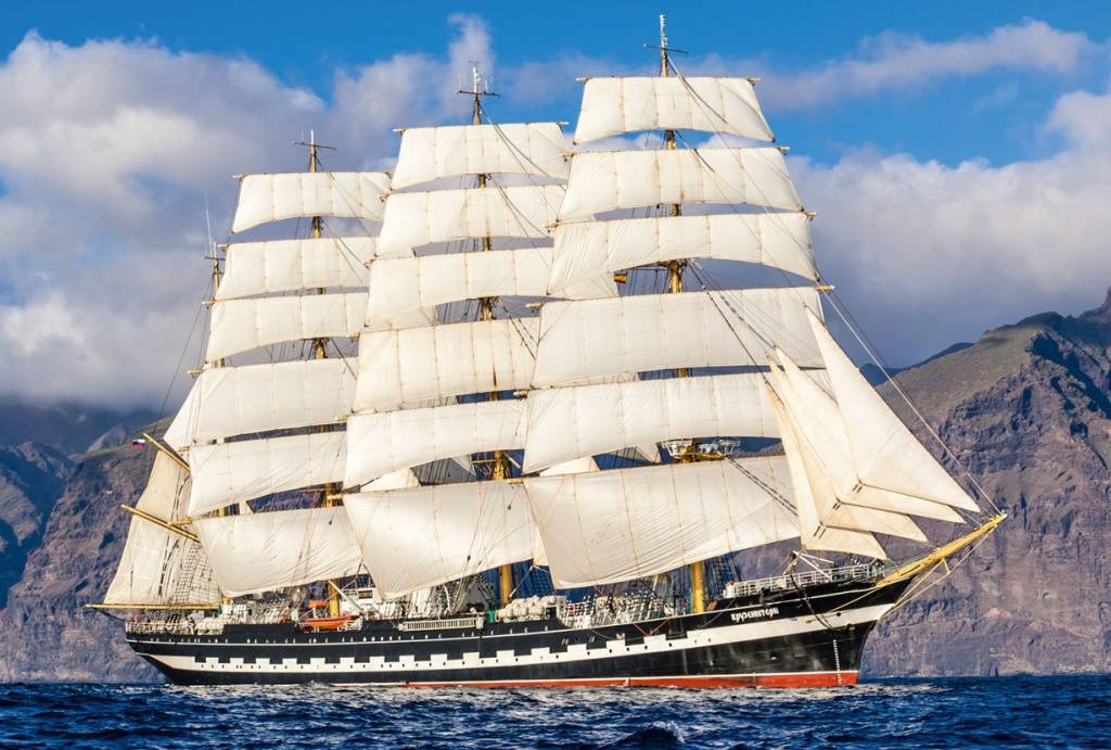 The ship on which Matroskin the cat's grandmother sailed. The fastest of the old sailing ships - Kruzenshtern - My, History (science), Sea, Relaxation, Sail, Sailboat, Yacht, Yachting, Kruzenshtern, Vacation, Longpost