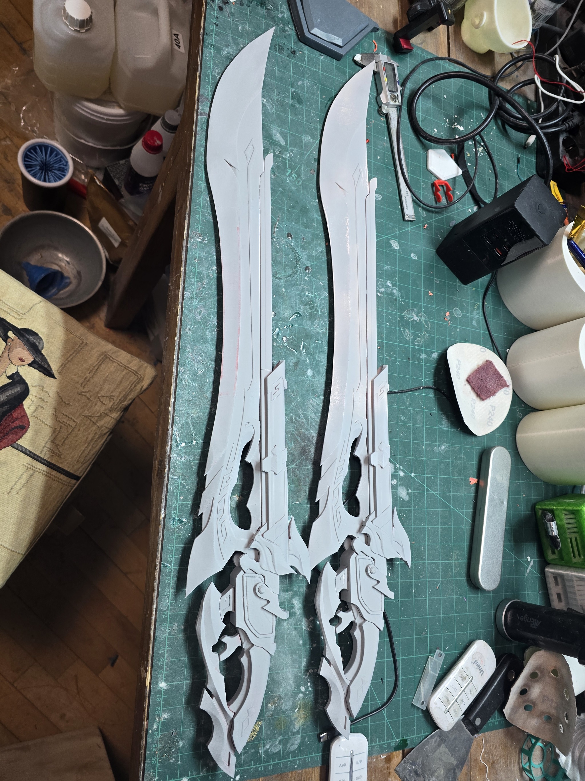 Swords for Feixiao - My, 3D печать, 3D printer, Feixiao (Honkai: Star Rail), Needlework with process, Cosplay, Craft, Longpost