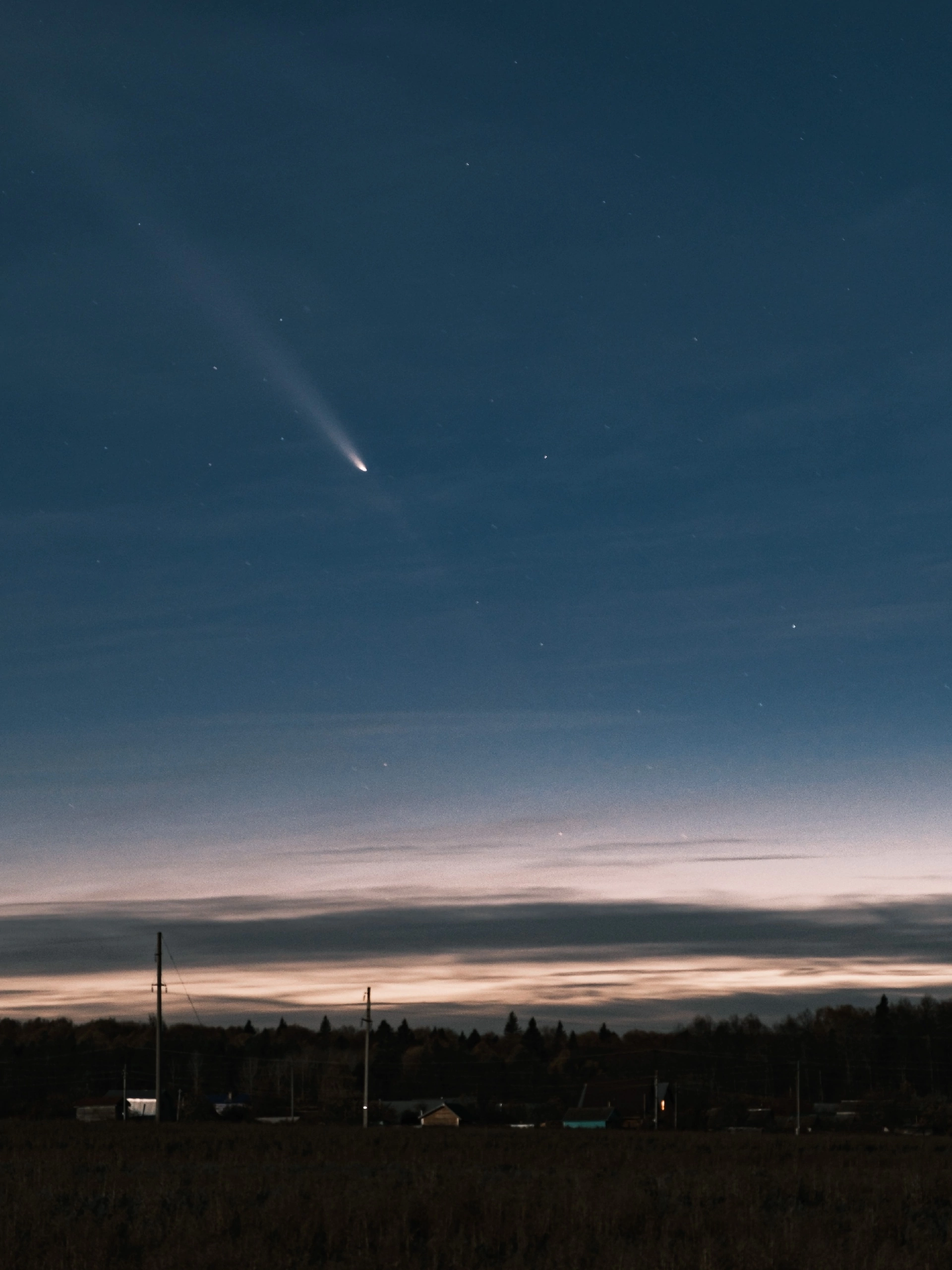 Comet C/2023 A3. October 15, 2024 - My, Comet, Space, Astrophoto, Fujifilm