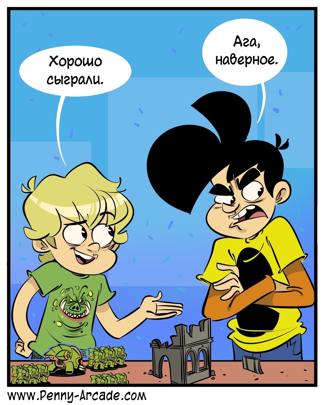 Архивраг - Моё, Перевел сам, Комиксы, Warhammer 40k, Wh Humor, Настольные игры, Penny arcade, Длиннопост