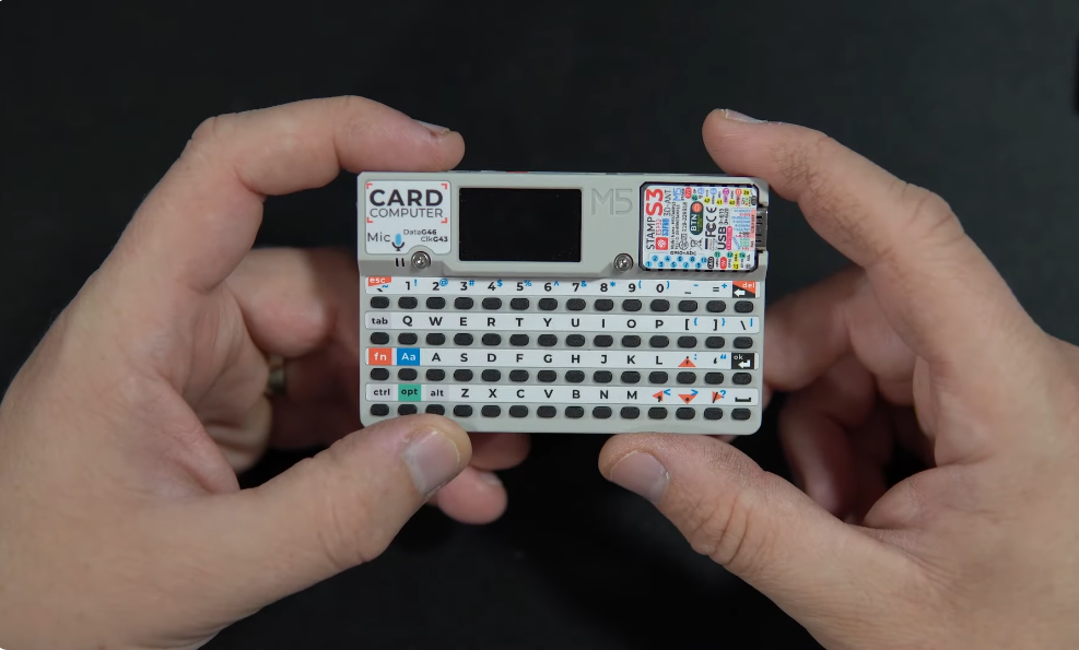 M5 Card Computer - A Credit Card-Sized Computer Based on ESP32 - My, Electronics, Arduino, Products, Chinese goods, AliExpress, Aliexpress sale, Гаджеты, Assembly, Computer hardware, Homemade, Video, Longpost