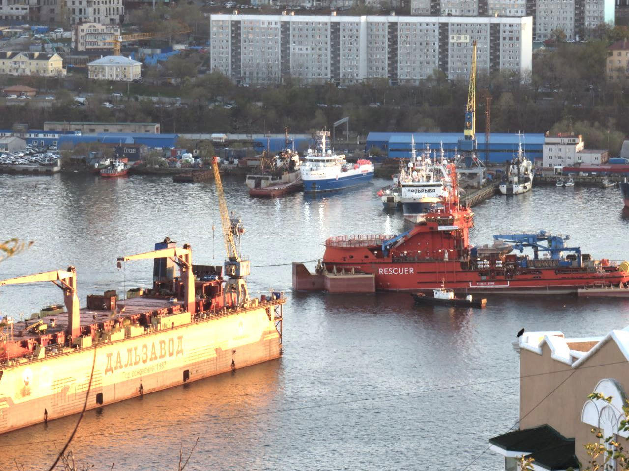 Reply to the post Kerch shipbuilders built and delivered their first rescue vessel Spasatel Ilyin of the MPSV07 project - news, Russia, Crimea, Kerch, Shipbuilding, Longpost, Rescuers, Vladivostok, Дальний Восток, Reply to post, VKontakte (link), The photo