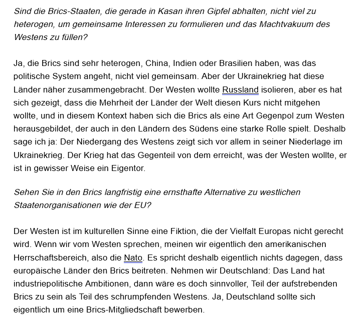 Emmanuel Todd: Germany should apply for BRICS membership - Politics, Germany, France, Brix, NATO, USA, Special operation, Russia, West, European Union, Maidan, Economy, Longpost