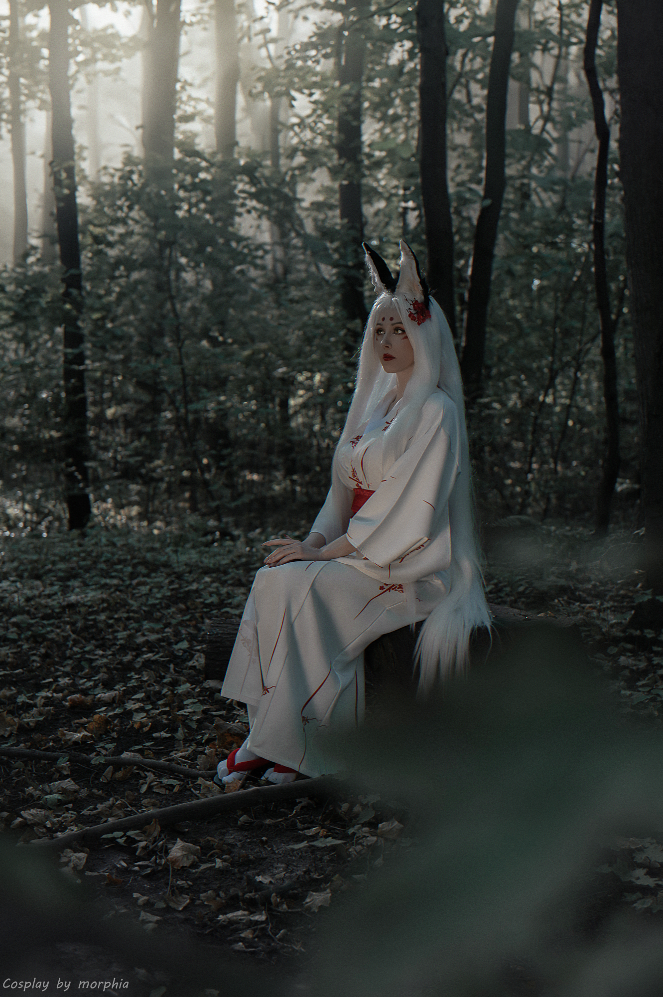 Original cosplay of Japanese Kitsune - My, The photo, Cosplay, Cosplayers, Fashion model, PHOTOSESSION, Kitsune, Costume, Japan, Longpost