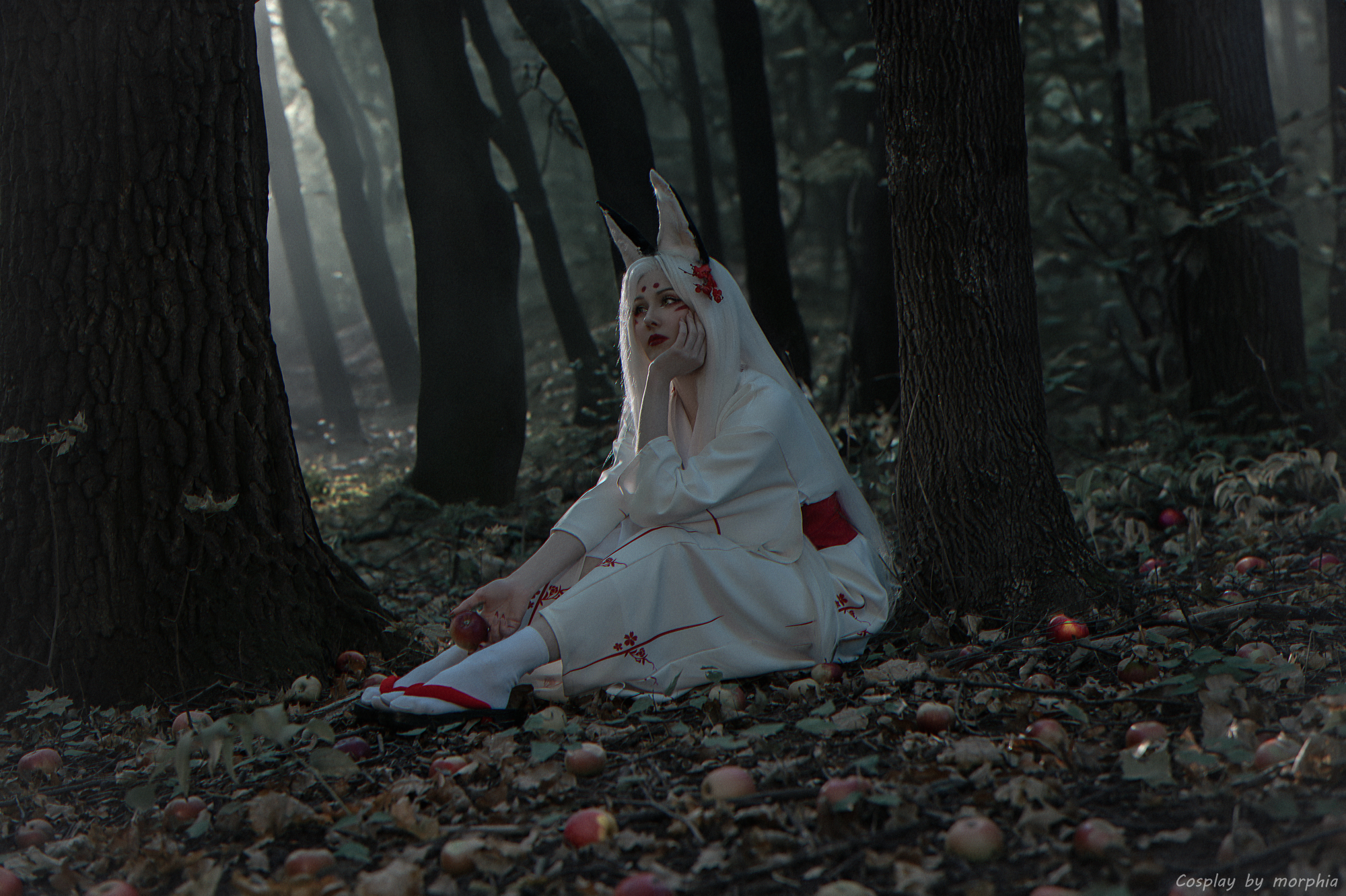 Original cosplay of Japanese Kitsune - My, The photo, Cosplay, Cosplayers, Fashion model, PHOTOSESSION, Kitsune, Costume, Japan, Longpost