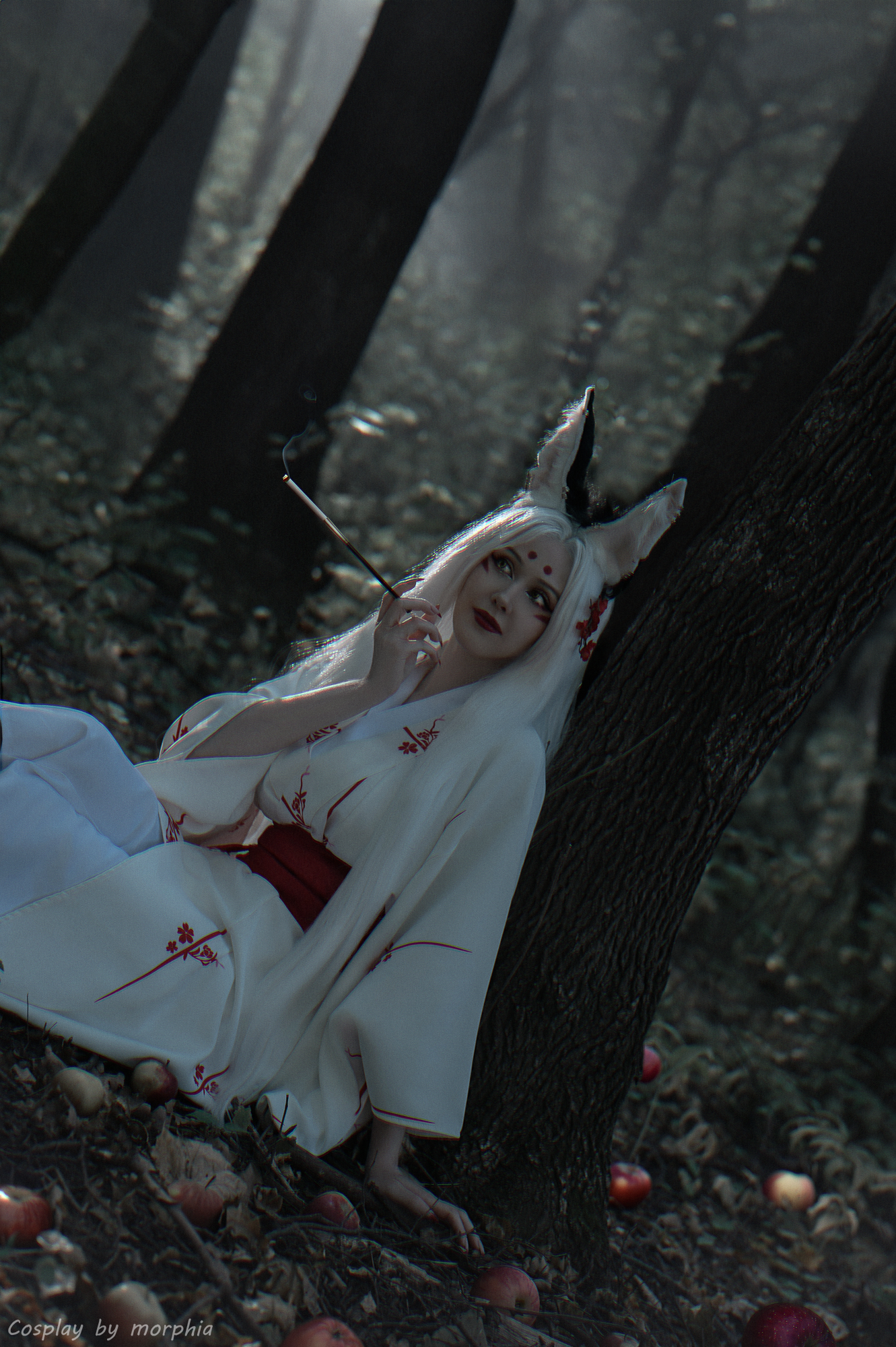 Original cosplay of Japanese Kitsune - My, The photo, Cosplay, Cosplayers, Fashion model, PHOTOSESSION, Kitsune, Costume, Japan, Longpost