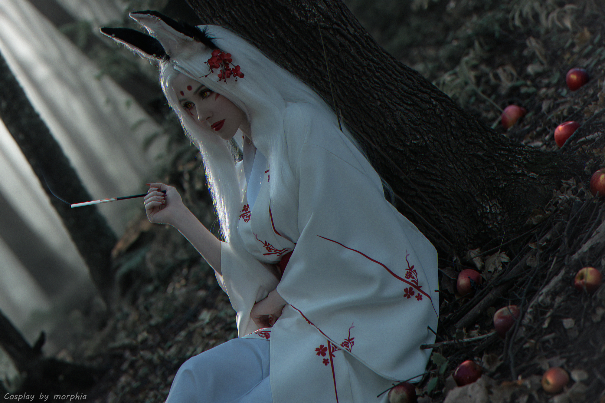 Original cosplay of Japanese Kitsune - My, The photo, Cosplay, Cosplayers, Fashion model, PHOTOSESSION, Kitsune, Costume, Japan, Longpost