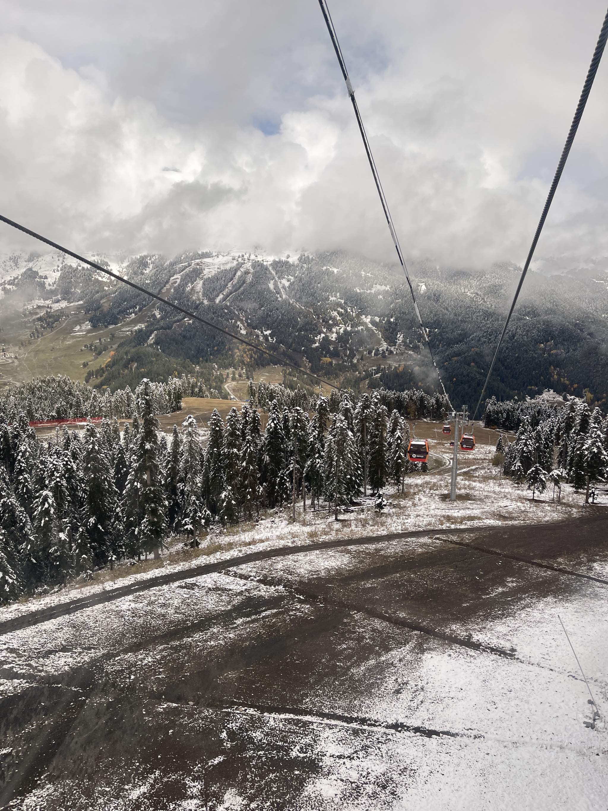 We came to Arkhyz for autumn to see - My, Arkhyz, Autumn, 2024, Snow, Weather, Nature, The photo, Longpost