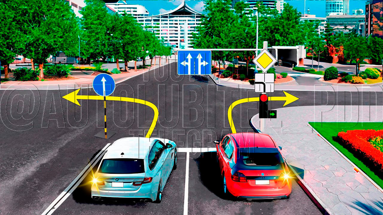 Who will break the rules by making a turn? - My, Traffic rules, Driver, Gai, Rules, Auto