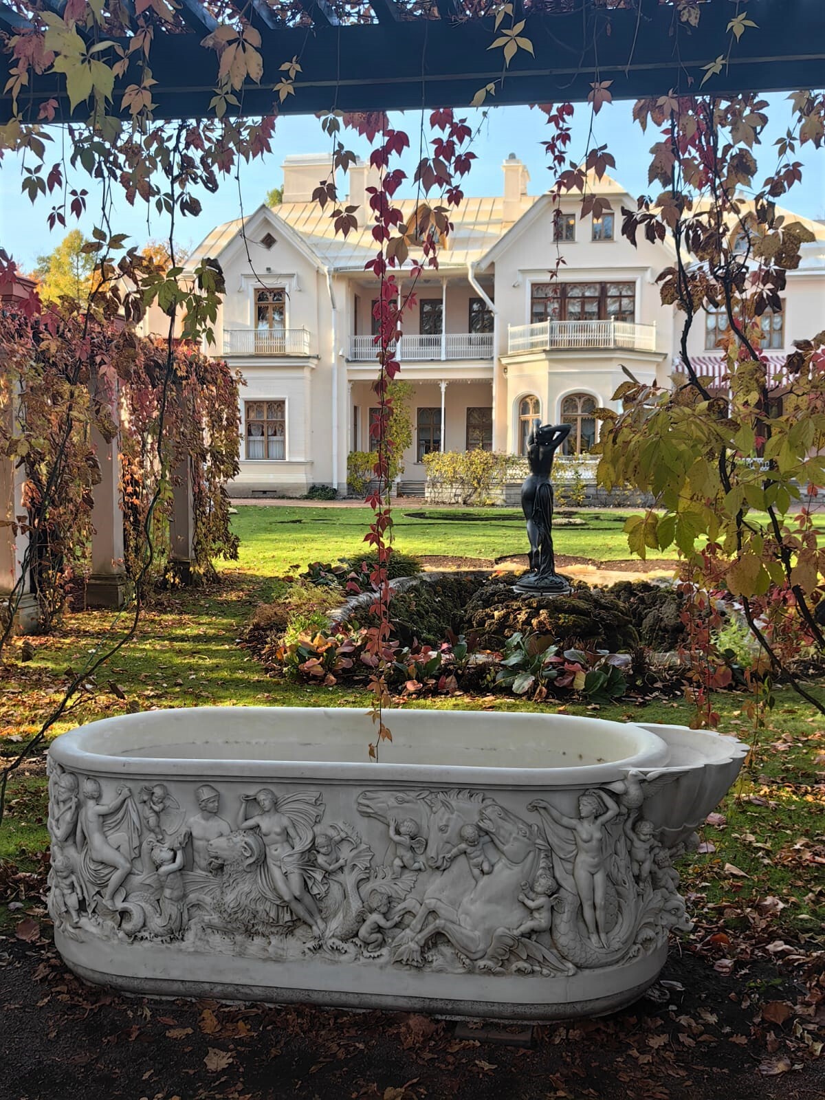 Alexandria Park. Peterhof. Saint Petersburg - My, Peterhof, Saint Petersburg, Autumn, The park, Manor, Longpost