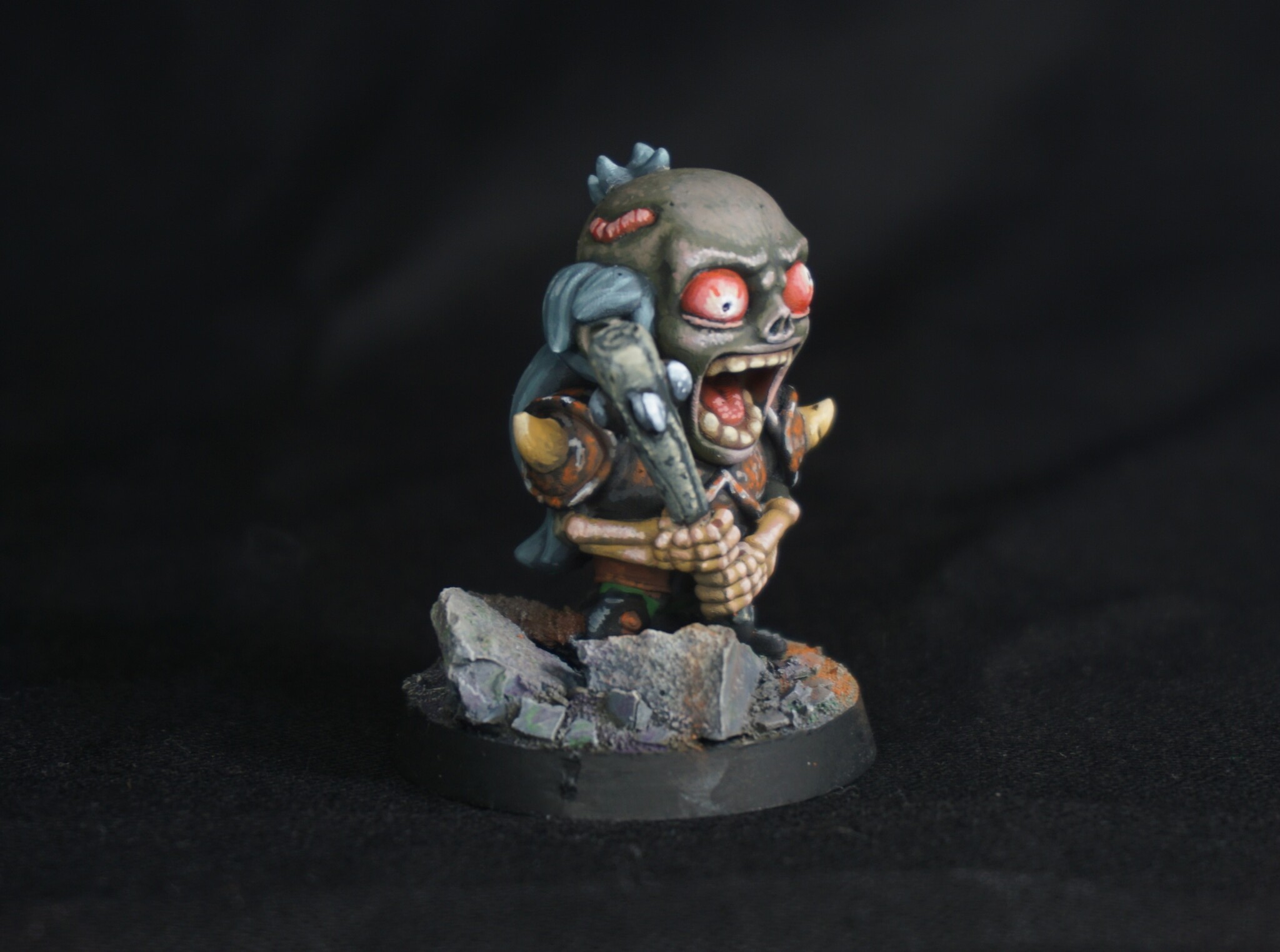 Zombie - My, Hobby, 3D печать, Modeling, Miniature, Collecting, Painting miniatures, Scale model, Dungeons & dragons, Tabletop role-playing games, Video, Soundless, Longpost