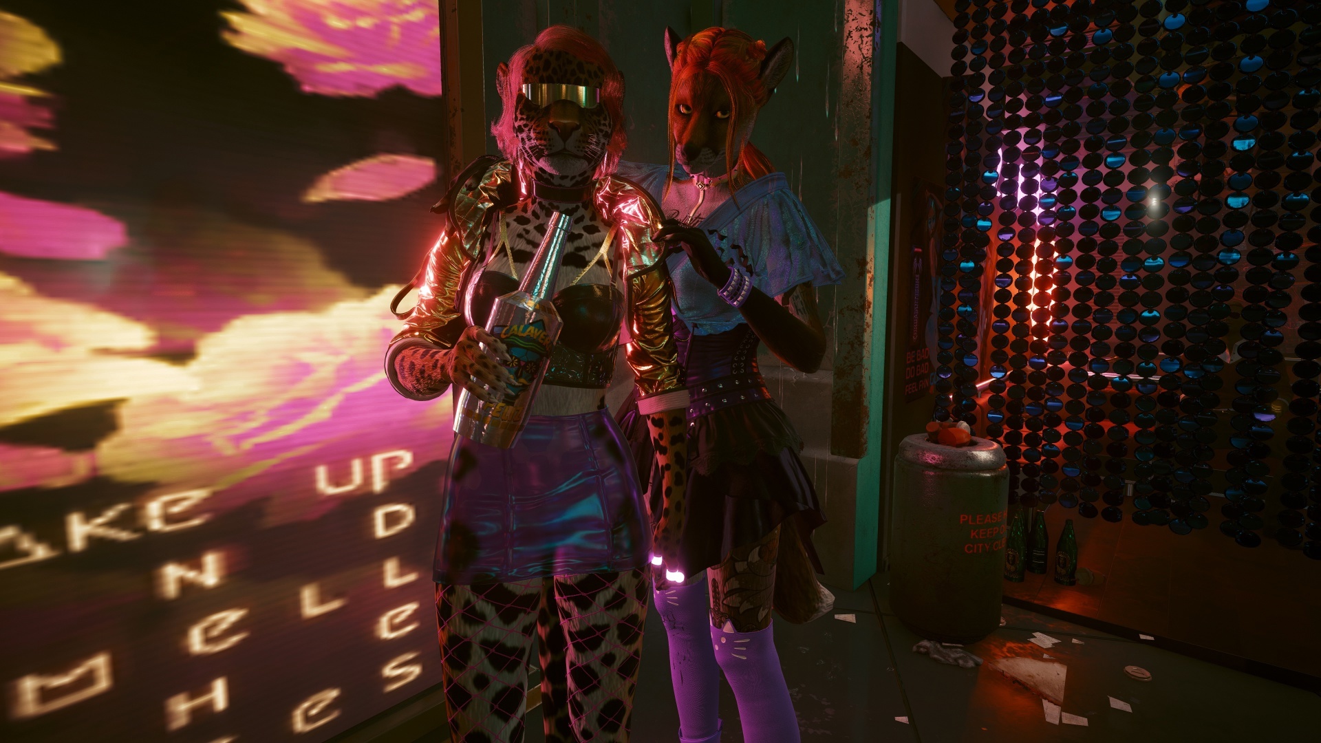 Furries in Cyberpunk 2077 #24 Foxy V Biosculpted Exotics Mod + Biosculpted Exotics Retexture and Fixes - My, Furry, Cyberpunk 2077, Screenshot, Fashion, Longpost, Fox, Furry fox