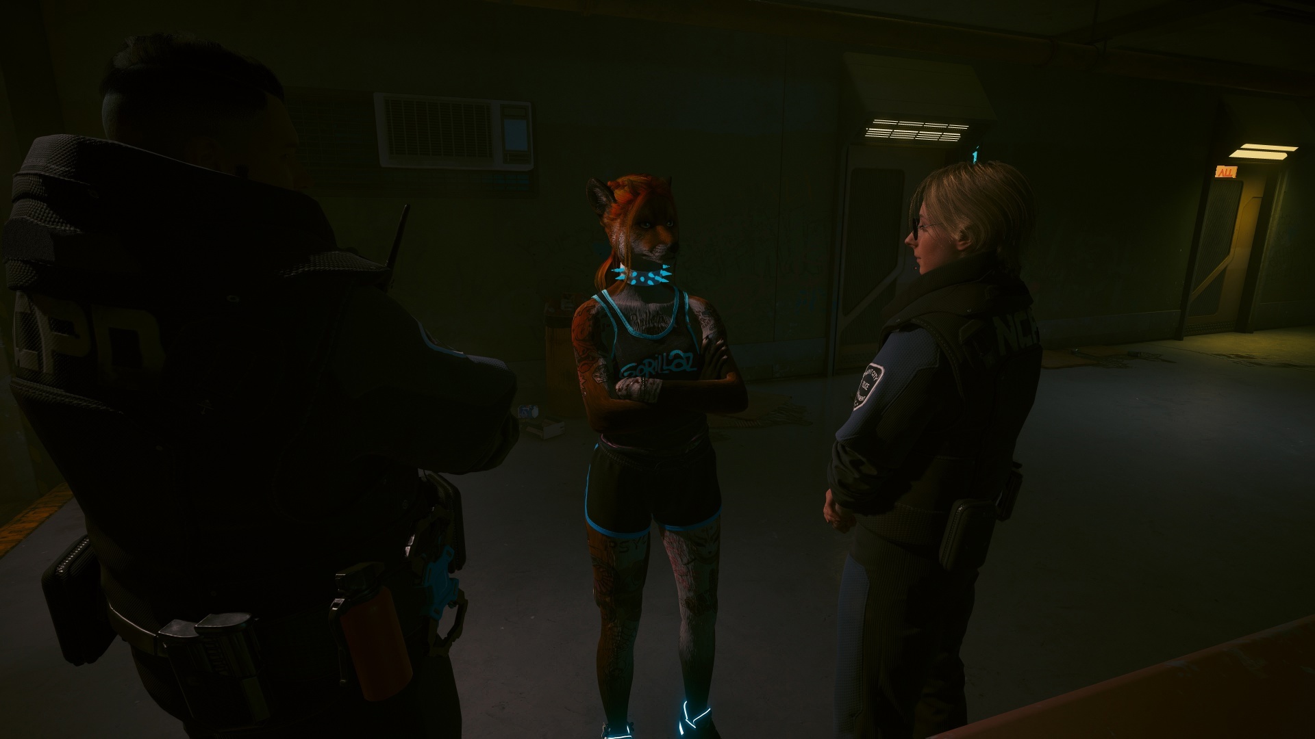 Furries in Cyberpunk 2077 #24 Foxy V Biosculpted Exotics Mod + Biosculpted Exotics Retexture and Fixes - My, Furry, Cyberpunk 2077, Screenshot, Fashion, Longpost, Fox, Furry fox