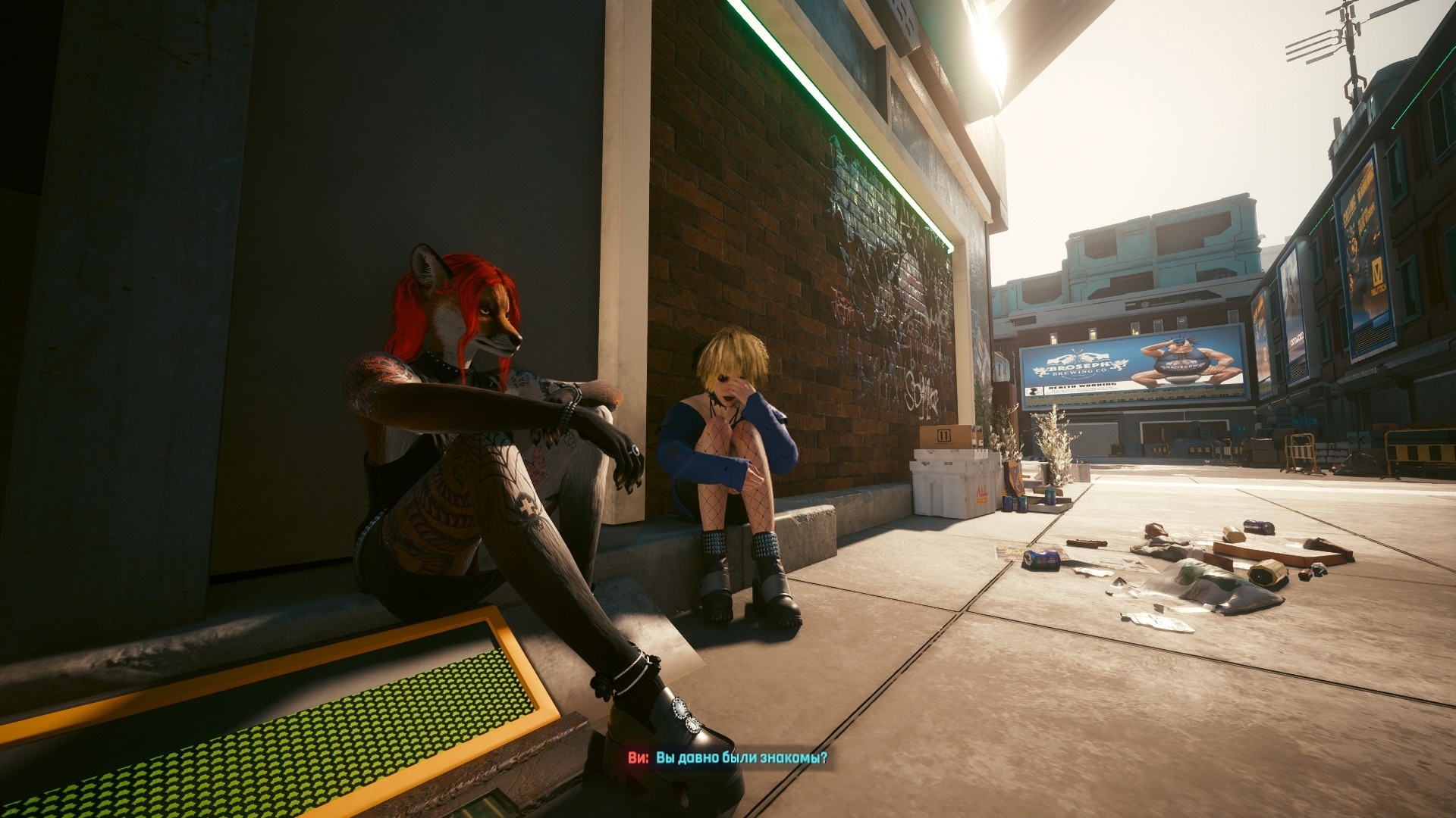 Furries in Cyberpunk 2077 #24 Foxy V Biosculpted Exotics Mod + Biosculpted Exotics Retexture and Fixes - My, Furry, Cyberpunk 2077, Screenshot, Fashion, Longpost, Fox, Furry fox