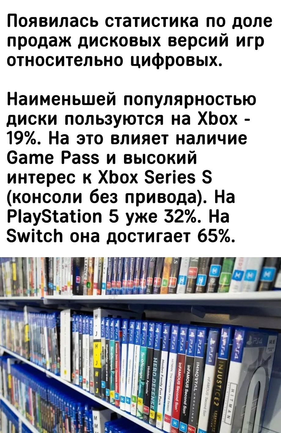 Цифровизация консолей близко! - Xbox, Новости игрового мира, Мемы, Статистика, Playstation, Компьютерные игры, Консоли