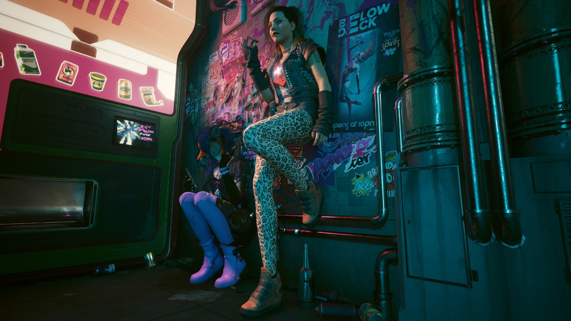 Furries in Cyberpunk 2077 #25 Foxy V Biosculpted Exotics Mod + Biosculpted Exotics Retexture and Fixes - My, Furry, Cyberpunk 2077, Screenshot, Fashion, Longpost, Fox, Furry fox