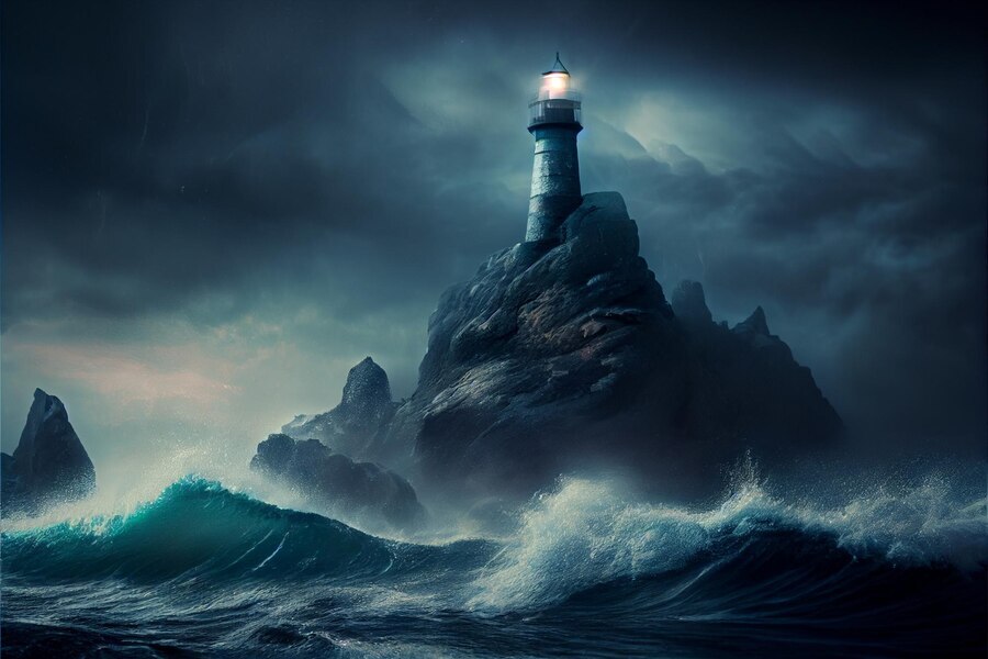 Forgotten to the winds - Poems, Sea, Lighthouse