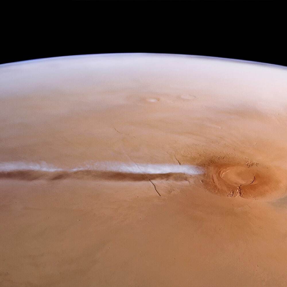 What is this huge cloud on the surface of Mars? - My, Astronomy, Planet Earth, Galaxy, Land, Planet, Astrophysics, Universe, Milky Way, Astrophoto, Stars, Mars, Rover, NASA, Spaceship