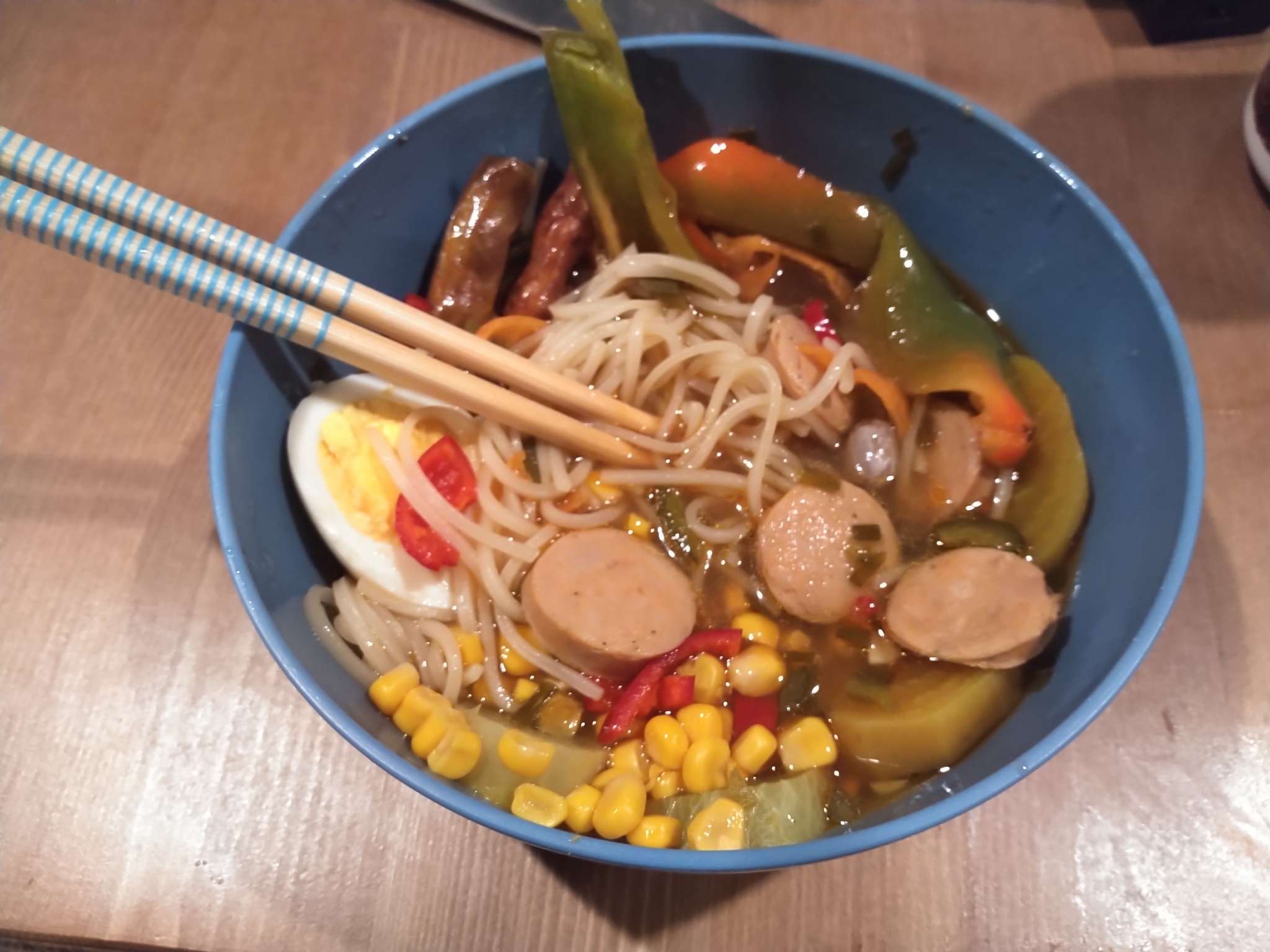 Quick ramen after work - My, Men's cooking, Soup, Cooking, Recipe, Ramen, Ingredients, Serving dishes, Longpost