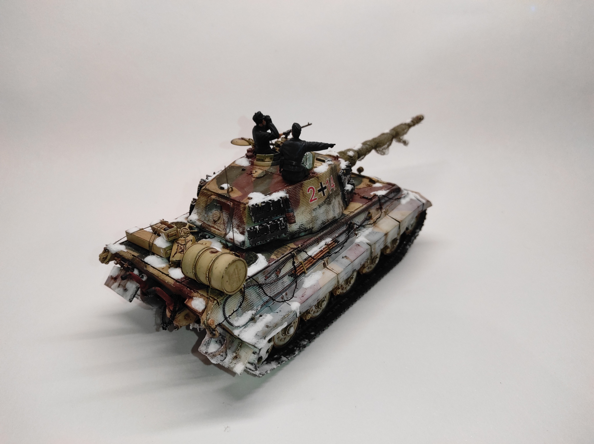 KING TIGER MENG 1/35 - My, Modeling, Technics, Tanks, Stand modeling, The Second World War, Creation, Tiger, Military equipment, Military history, Longpost, Scale model, Scale 1:35