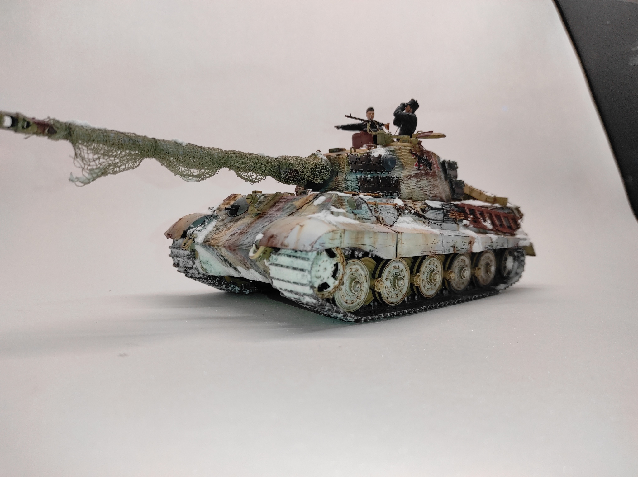 KING TIGER MENG 1/35 - My, Modeling, Technics, Tanks, Stand modeling, The Second World War, Creation, Tiger, Military equipment, Military history, Longpost, Scale model, Scale 1:35