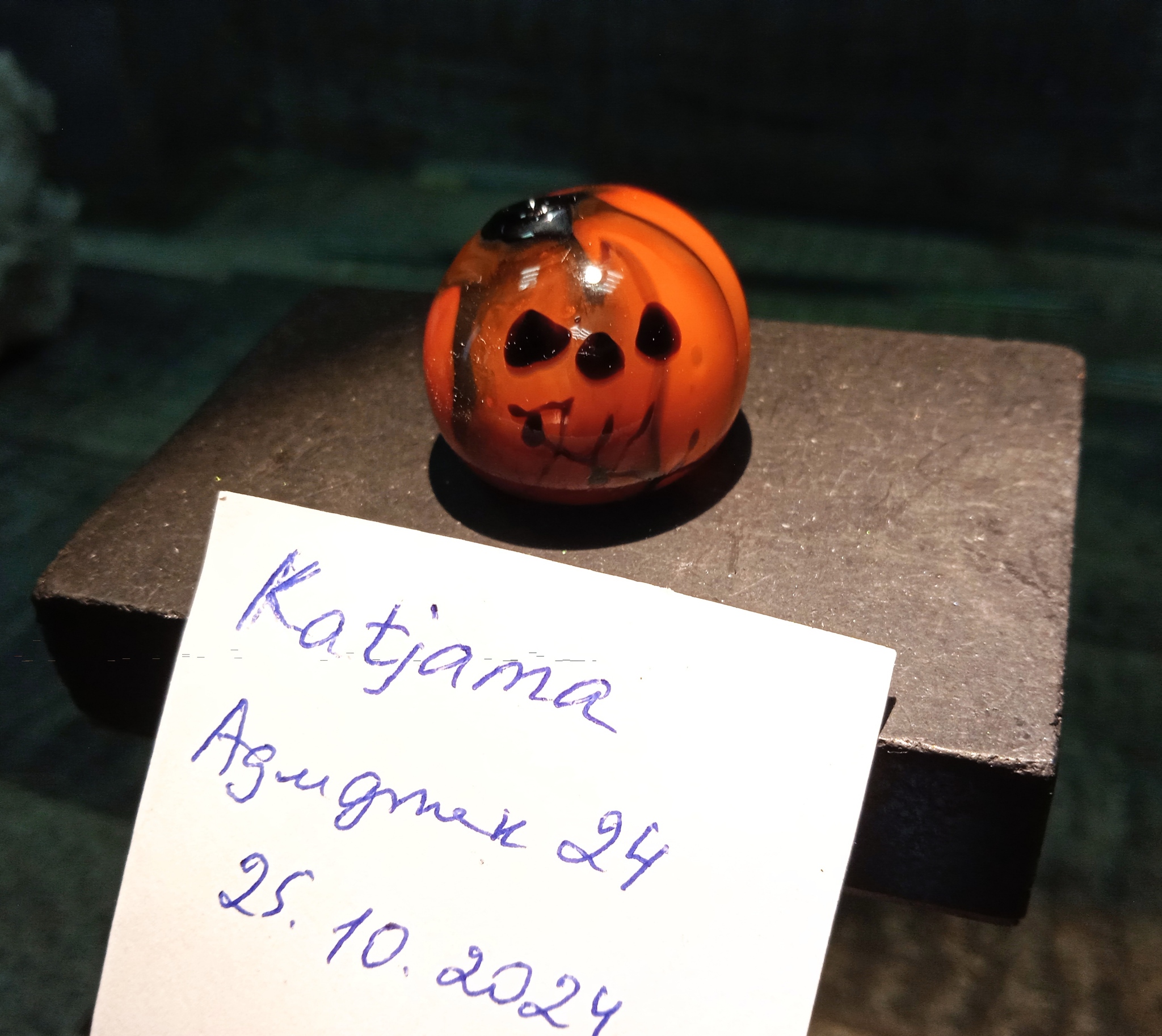 Pumpkin Monster - My, Admjack24, Competition, Lampwork, Longpost