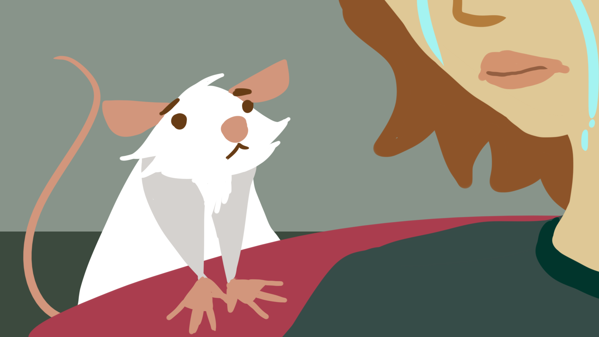 Rattober - 2024. Days 11-20 - My, Ratvault, Rat, Drawing, Rattober, Longpost