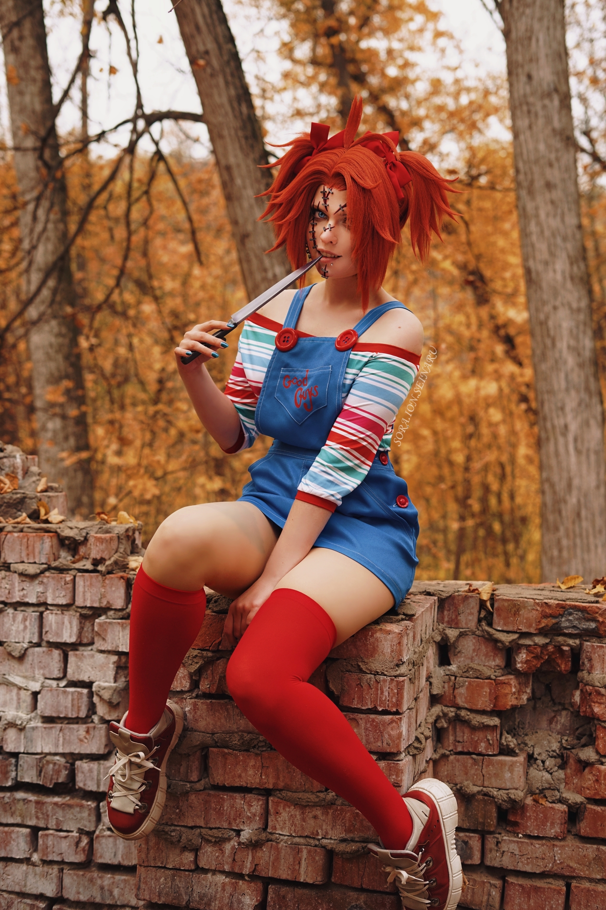 Chucky Cosplay (Bishoujo) - My, Cosplay, Cosplayers, Chucky, Chucky doll, Kids games, Horror, Horror, Figurines, Halloween, Longpost