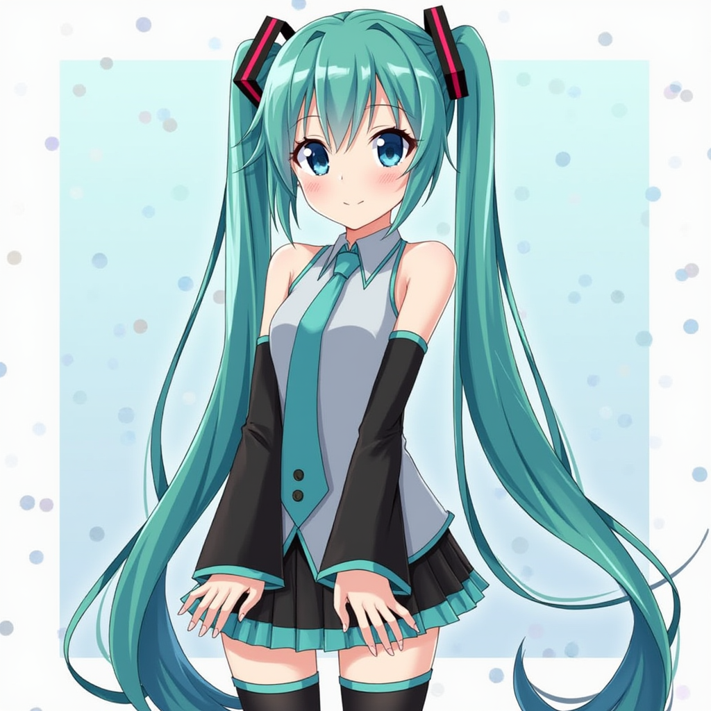 Аниме арт (Hatsune Miku) - Hatsune Miku, Аниме, Anime Art