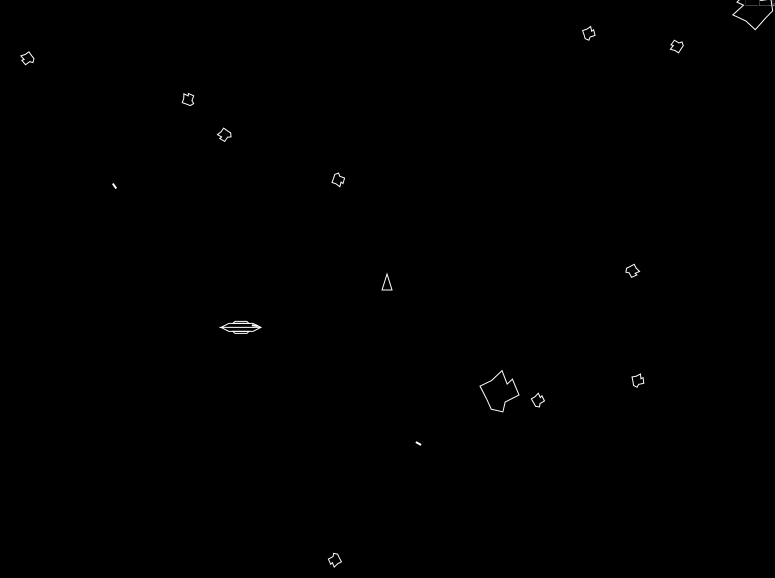 Analysis of Asteroids (1979): The Legends That My Game Galactic Showdown Suddenly Looks Like - My, Gamedev, Computer games, Инди, Shooter, Shoot em up, Indiedev, Arcade games, Game Developers, Development Diary, Retro, Longpost