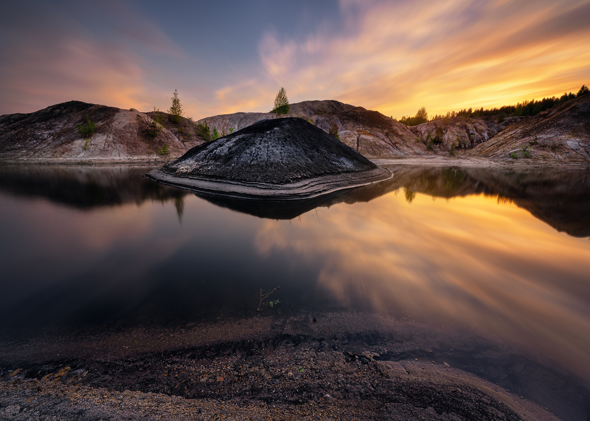 Ural Mars, sunset - My, The photo, Sverdlovsk region, Ural Mars, Sunset