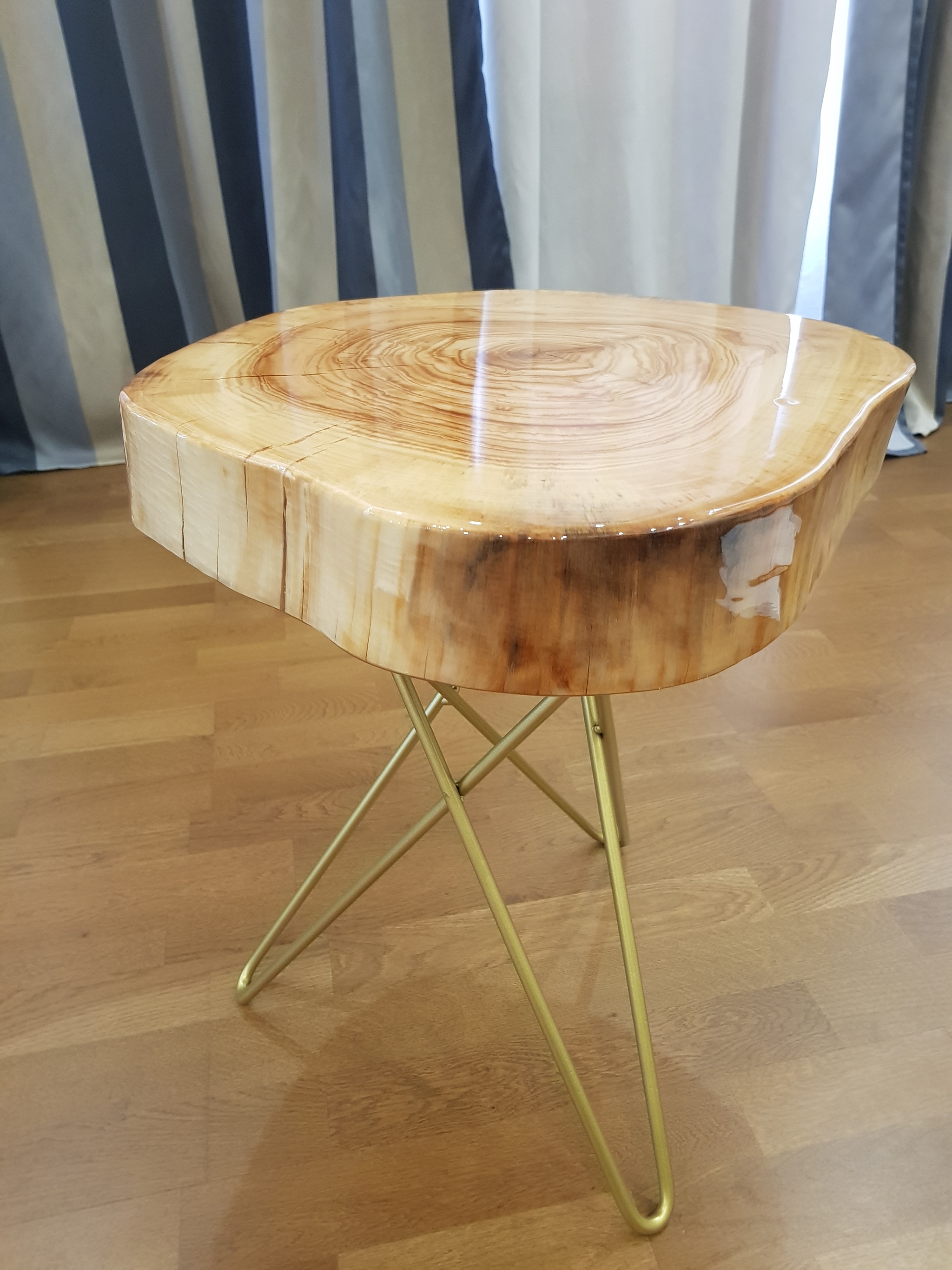 My second table made from poplar saw cuts - My, With your own hands, Table, Epoxy resin, Wood products, Woodworking, Carpenter, Table top, Longpost