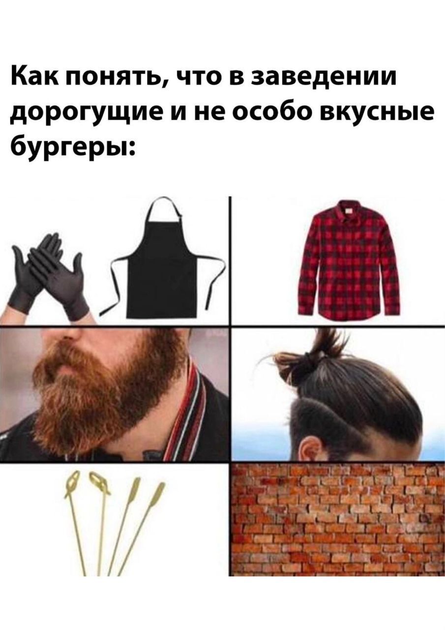 Really - Hipster, Shirt, Beard, Robe, Burger, Skewers, Humor, Repeat