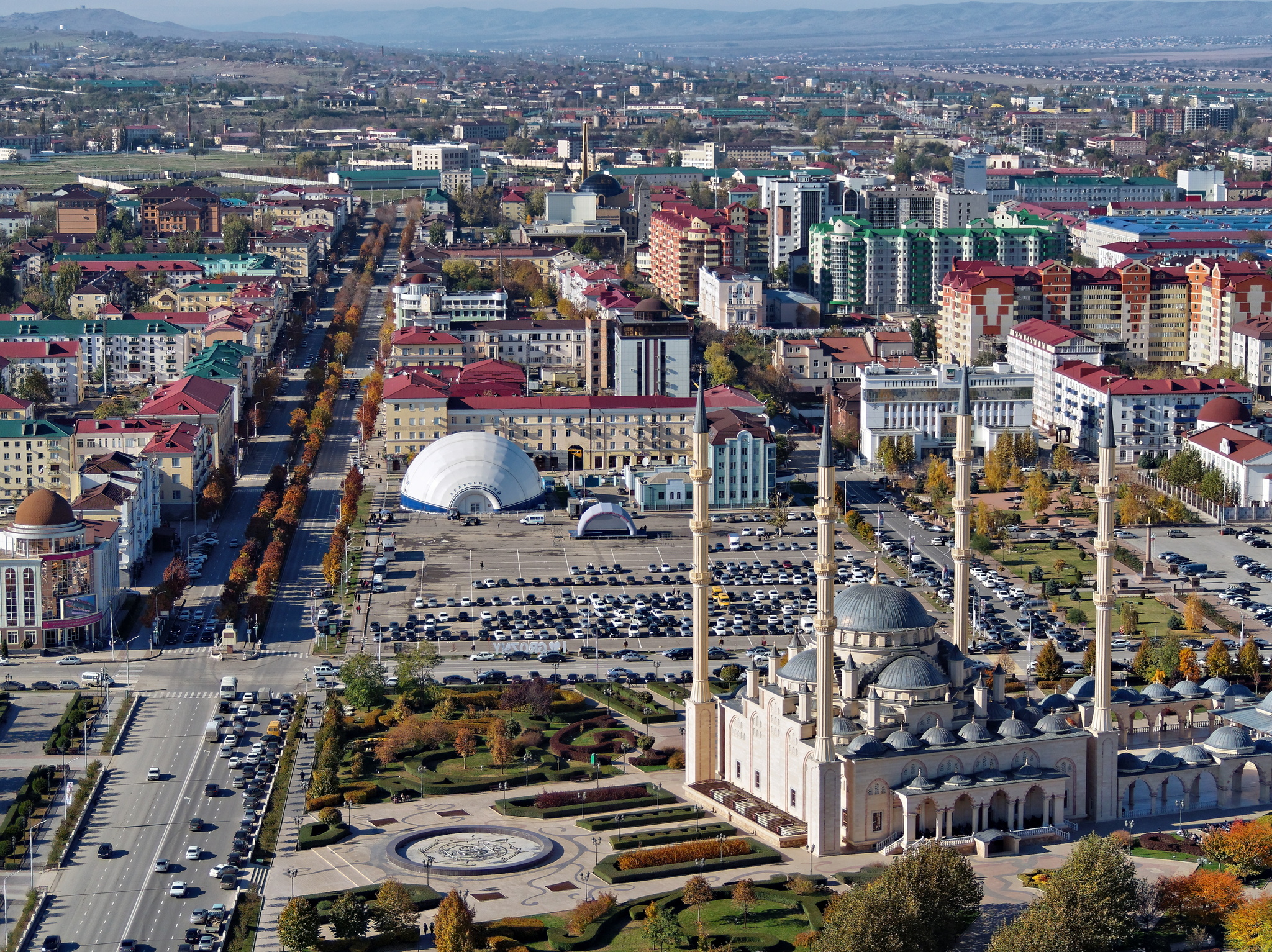 Грозный - Моё, Фотография, Город Грозный, Ноябрь, Длиннопост, Прогулка по городу