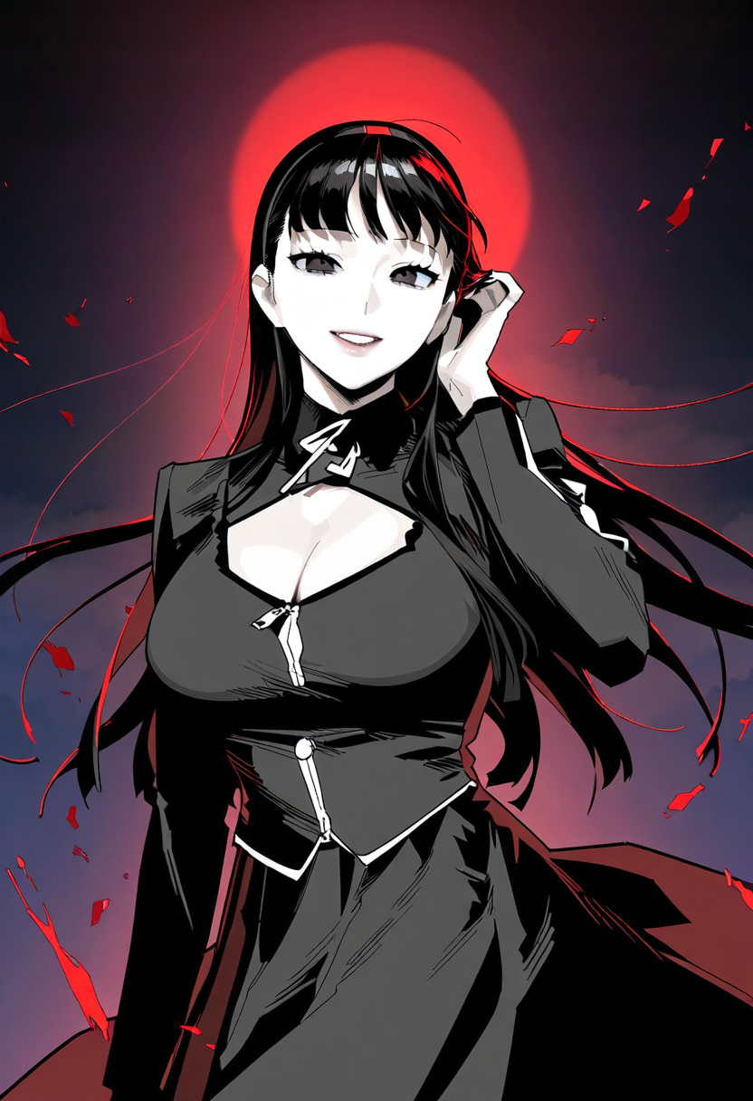 Yukiko - Art, Anime, Anime art, Neural network art, Persona, Persona 4, Amagi Yukiko, Game art, Games, Longpost