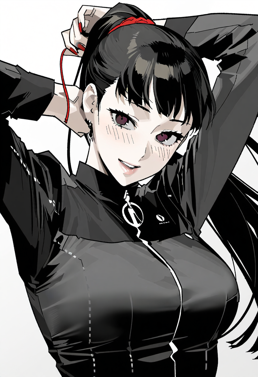 Yukiko - Art, Anime, Anime art, Neural network art, Persona, Persona 4, Amagi Yukiko, Game art, Games, Longpost