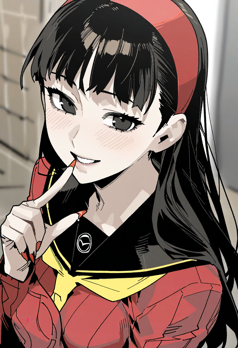 Yukiko - Art, Anime, Anime art, Neural network art, Persona, Persona 4, Amagi Yukiko, Game art, Games, Longpost