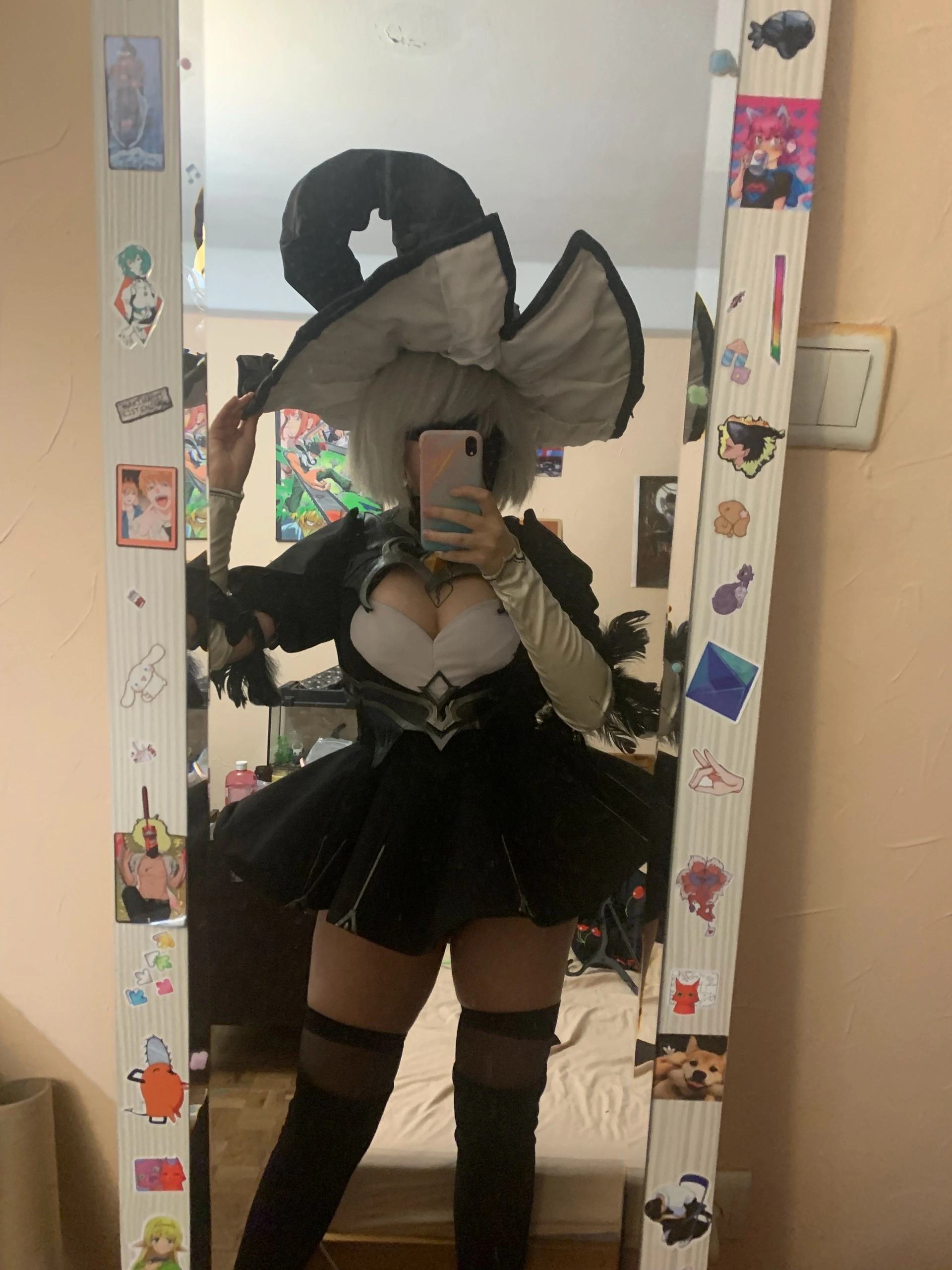 2B Witch - My, Cosplay, Costume, Cosplayers, Milota, Girls, NIER Automata, Android, Witches, Longpost